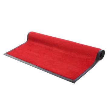 Fußmatte Schmutzfangmatte Joy Rot, Sauberlaufmatte in 3 Größen, Eingangsmatte, Use & Wash, Rechteckig, Höhe: 7 mm