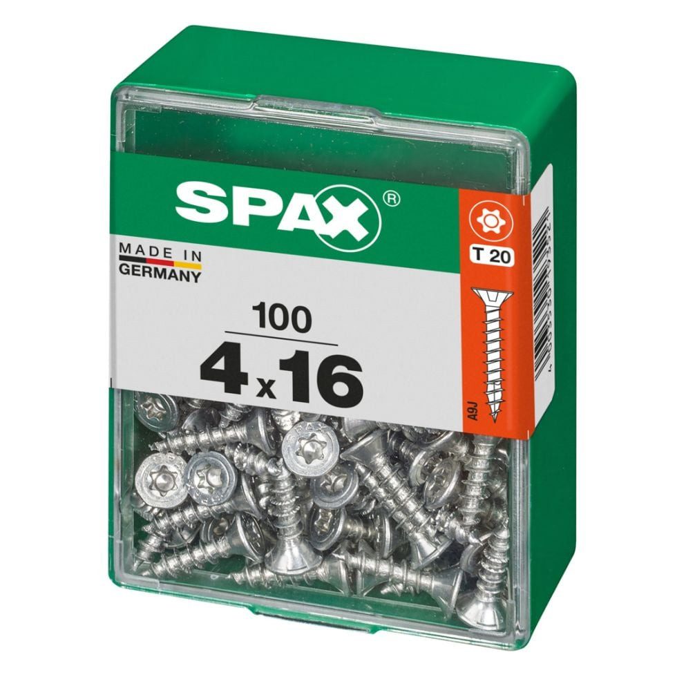 SPAX Holzbauschraube Spax Universalschrauben 4.0 x 16 mm TX 20 Senkkopf