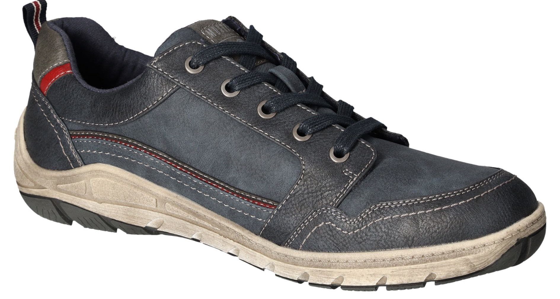 Mustang Shoes Sneaker, Freizeitschuh, Halbschuh, Schnürschuh mit seitlichem Reißverschluss