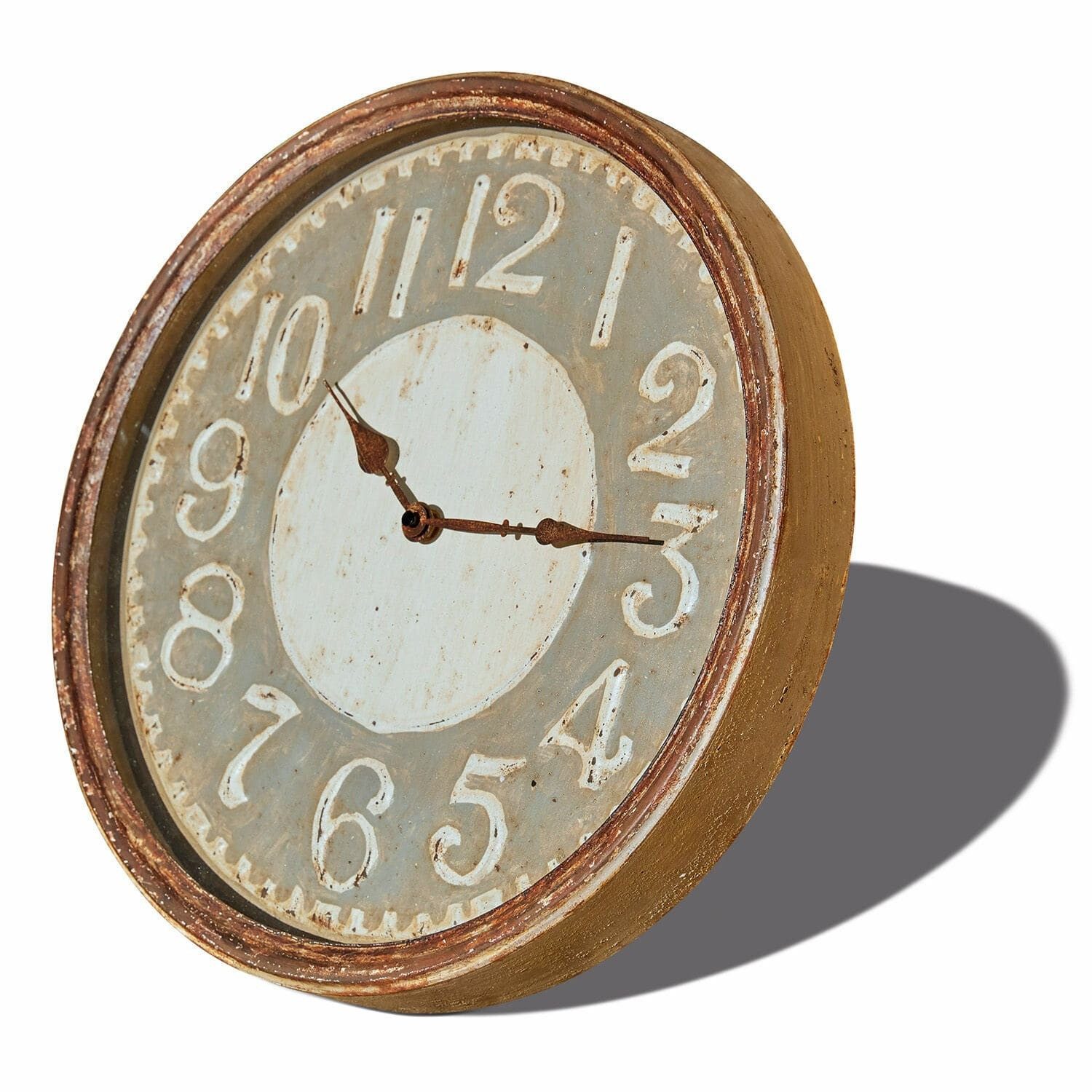 Wanduhr Uhr Loups beige/braun