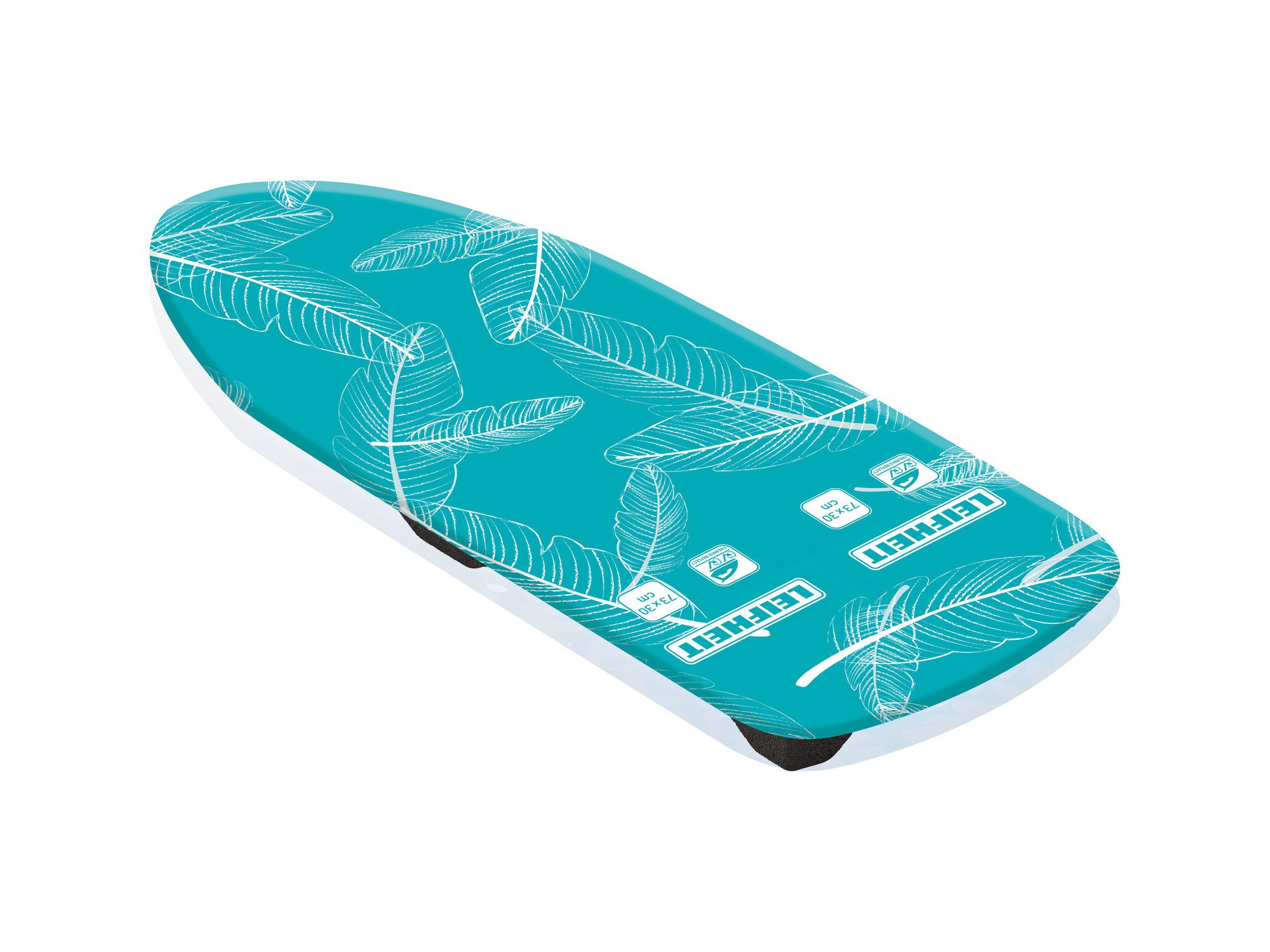 Leifheit Ersatz-Bügelbrettbezug Ersatzbezug Thermo Reflect Air Board Table, Zwei-Seiten-Bügeleffekt, 73x39cm, mit Spannclip
