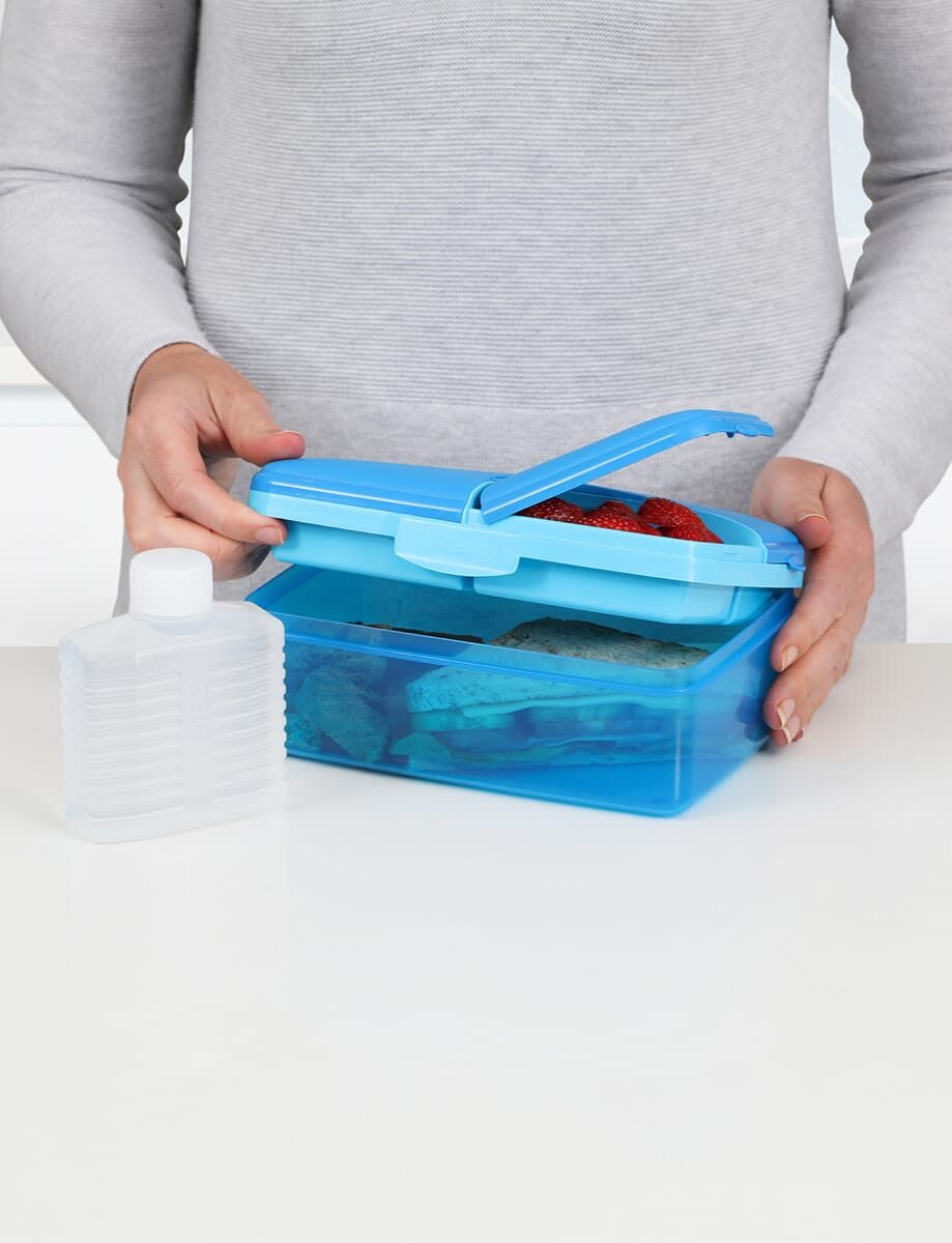 sistema Lunchbox Sistema 1,5L Quaddie Lunchbox - Blue