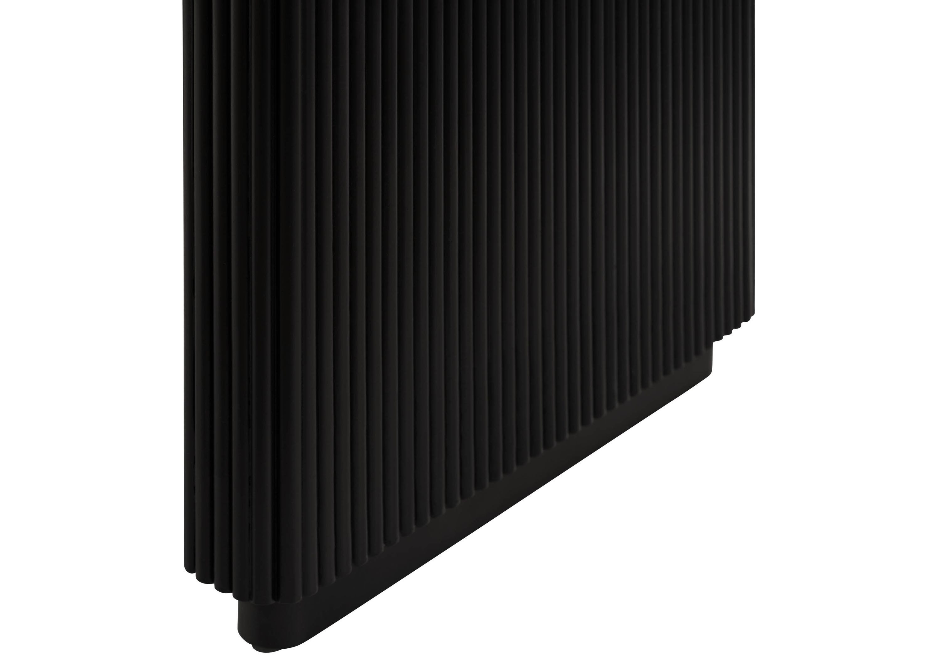Massivmoebel24 Esstisch BARCELONA (Massivholz, Massivholztisch), oval Mango 180x90x76 schwarz lackiert / Marmor weiß BARCELONA #137
