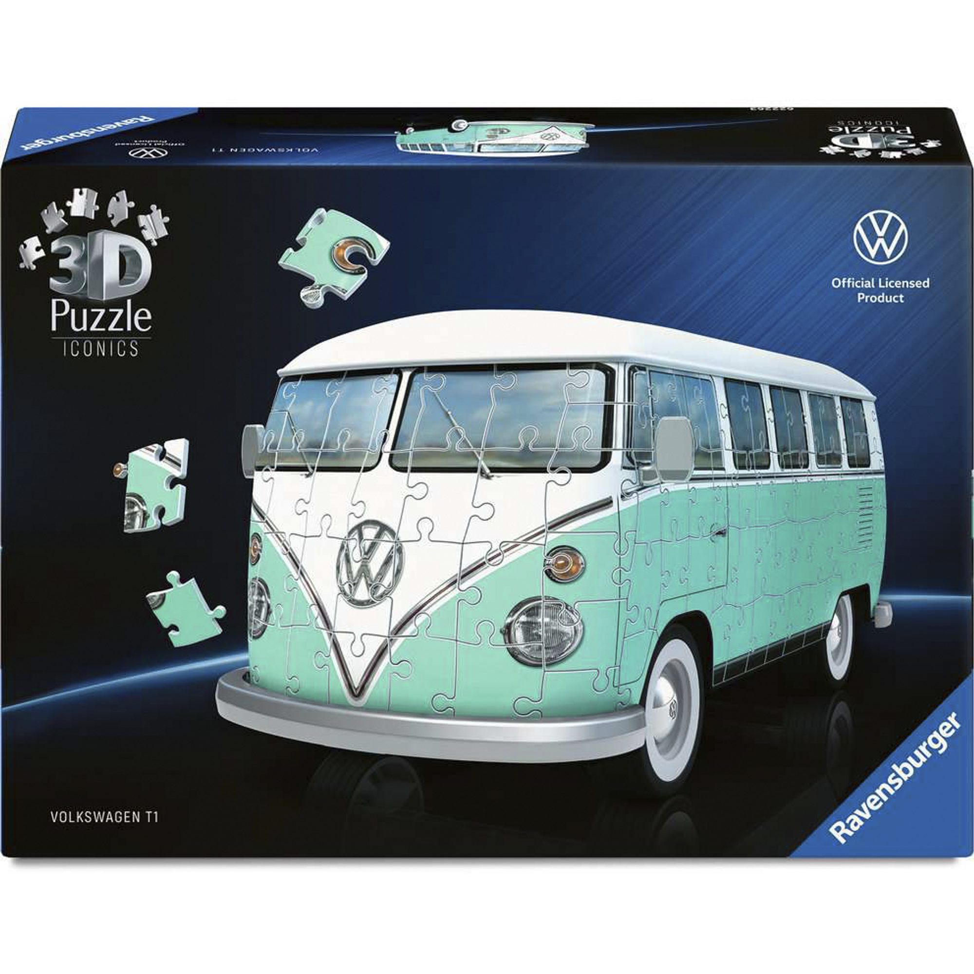 Ravensburger Puzzle Ravensburger 3D Puzzle Iconics: Volkswagen T1, 185 Puzzleteile