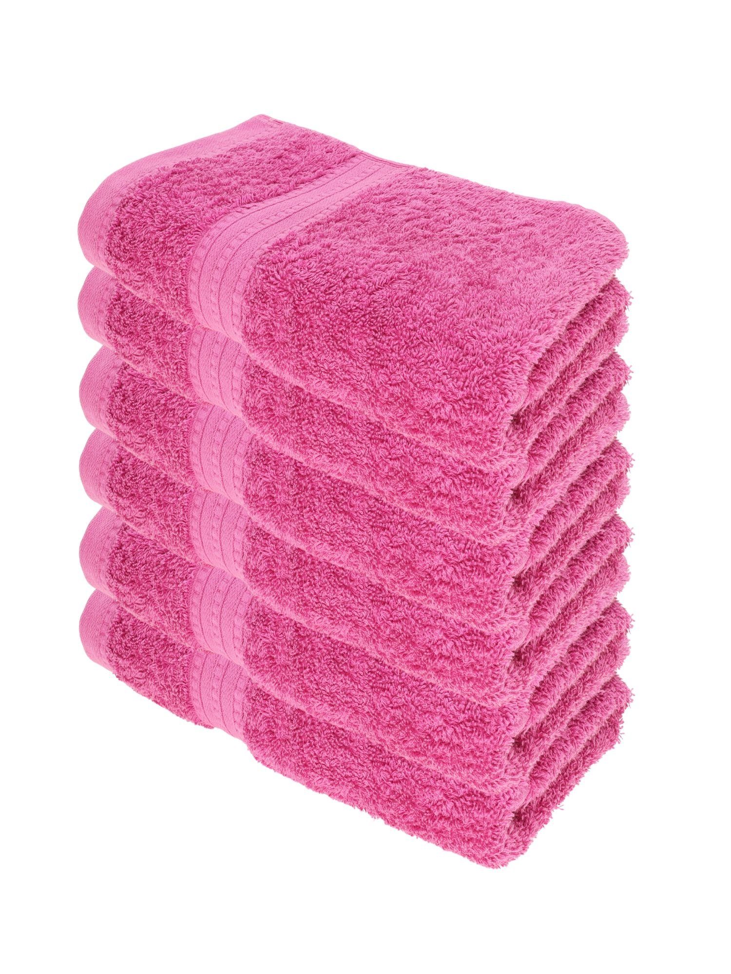 Julie Julsen Handtücher 6-Handtücher-Pink, Bio-Baumwolle (6-St) günstig online kaufen