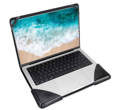Solo Pelle Laptop-Hülle MacBook Pro 14 Zoll (2021) Ledertasche Case Hülle Münich für das Apple MacBook Pro aus echtem Leder 35,6 cm (14 Zoll), passend zu MacBook 14 Zoll
