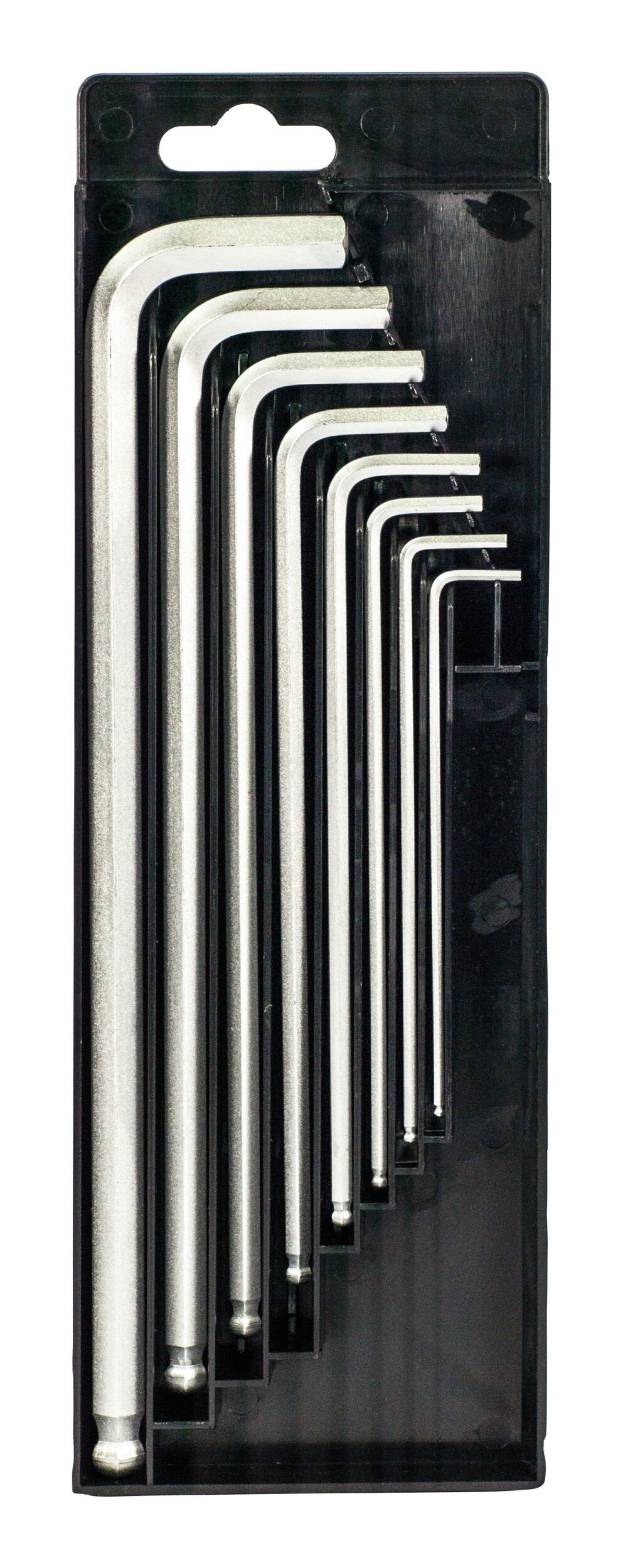 fortis Schraubendreher, (8 St), Winkelschraubendreher-Box 8-teilig 2-10 mm Kugekopf lang
