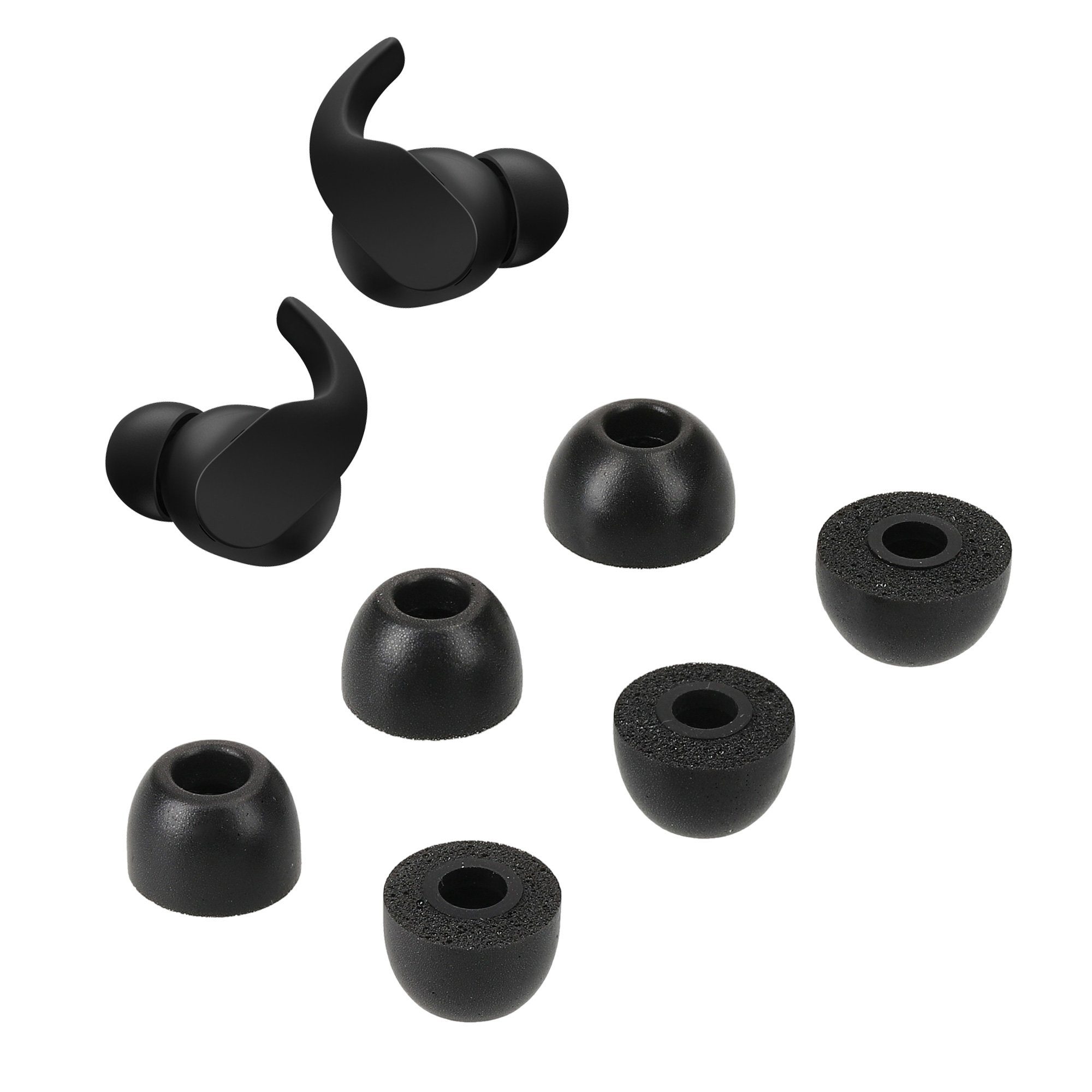 kwmobile 6x Ersatz In Ear Kopfhörer für Beats Fit Pro Kopfhörer (3 Größen)