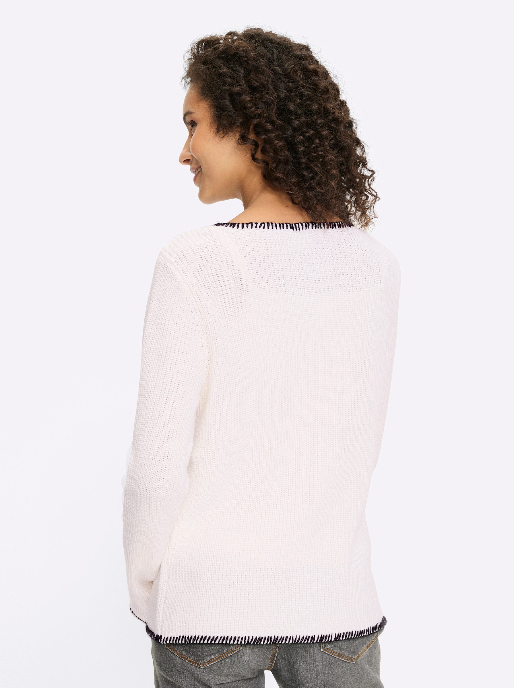 heine Strickjacke Cardigan Langarm Rippoptik