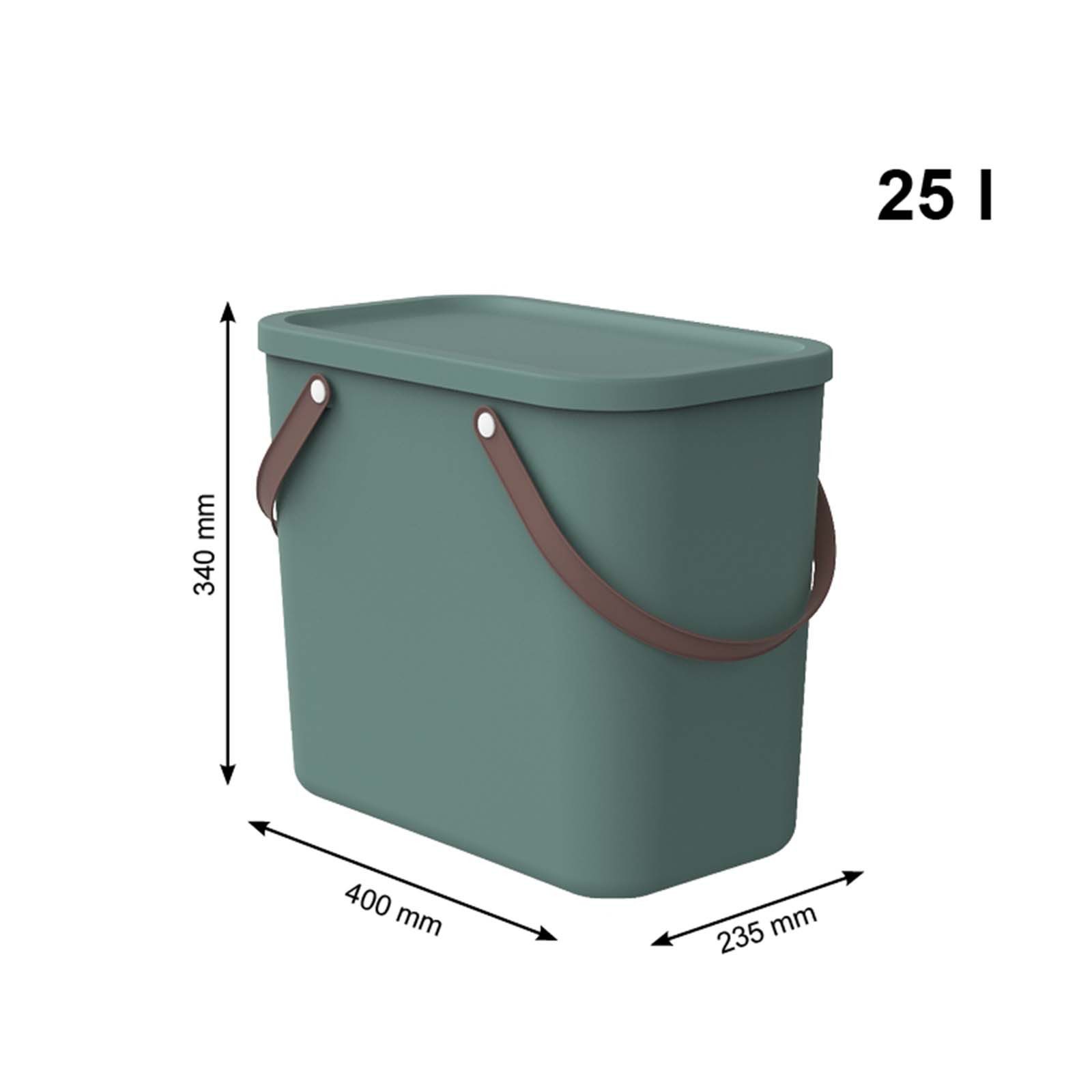 ROTHO Aufbewahrungsbox Albula Aufbewahrungsbox 25l mit Deckel – Bild 4 von 5