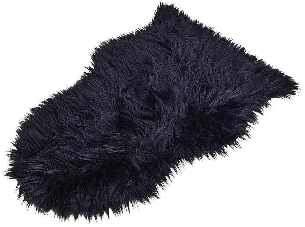 matches21 HOME & HOBBY Fellteppich Großes langflor Deko-Fell als schwarzes günstig online kaufen
