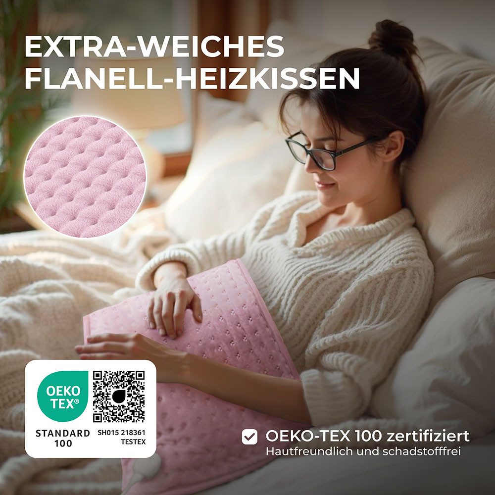 Bringer Heizkissen, Infrarot Wärmekissen mit Tiefenwärme & Abschaltautomatik