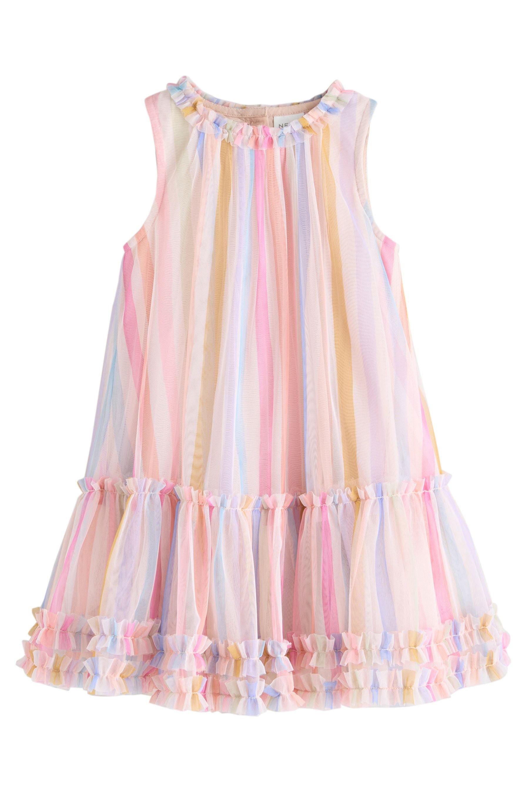 Jerseykleid Kleid mit Mesh-Detail
