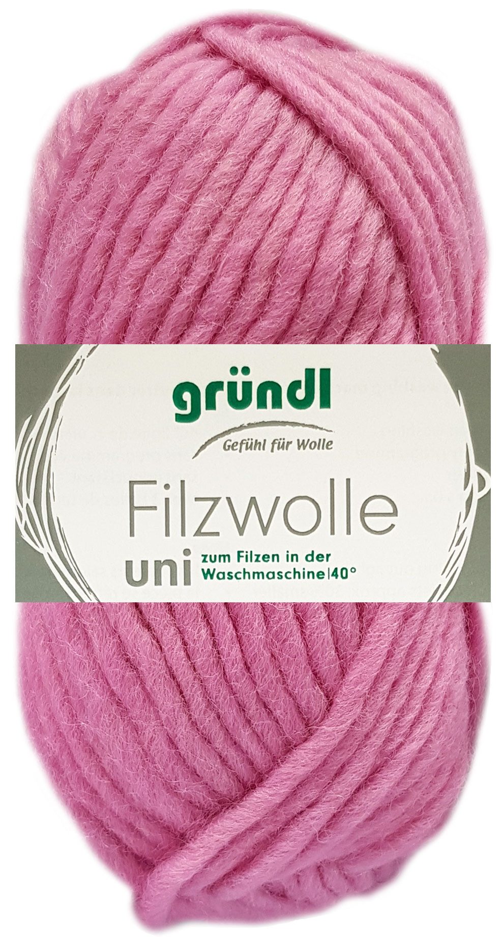 Gründl 50 Gramm Gründl Filzwolle Uni Farbauswahl Bastelgarn