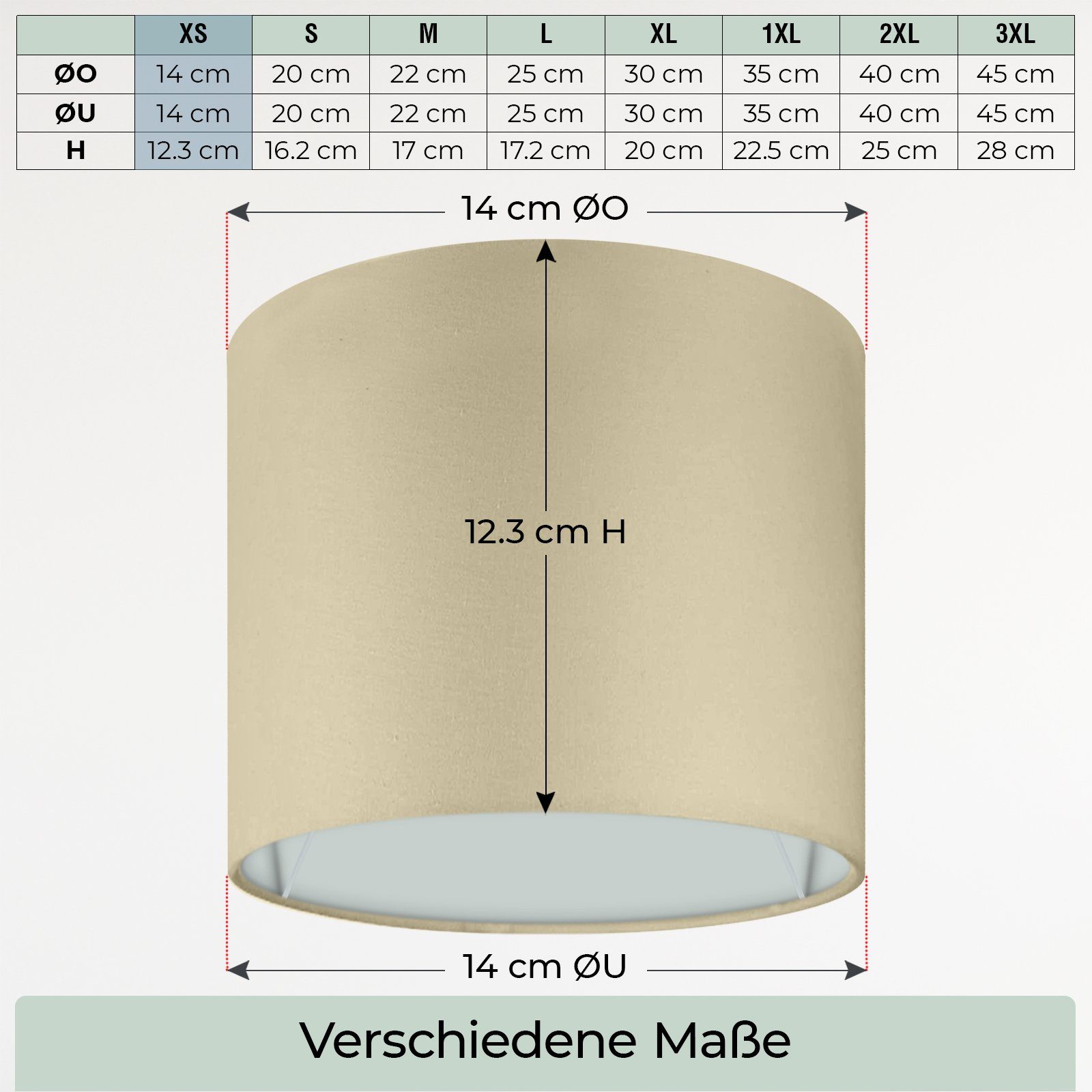 Wogati Lampenschirm Premium Hänge- und Stehlampe Lampenschirm Wogati