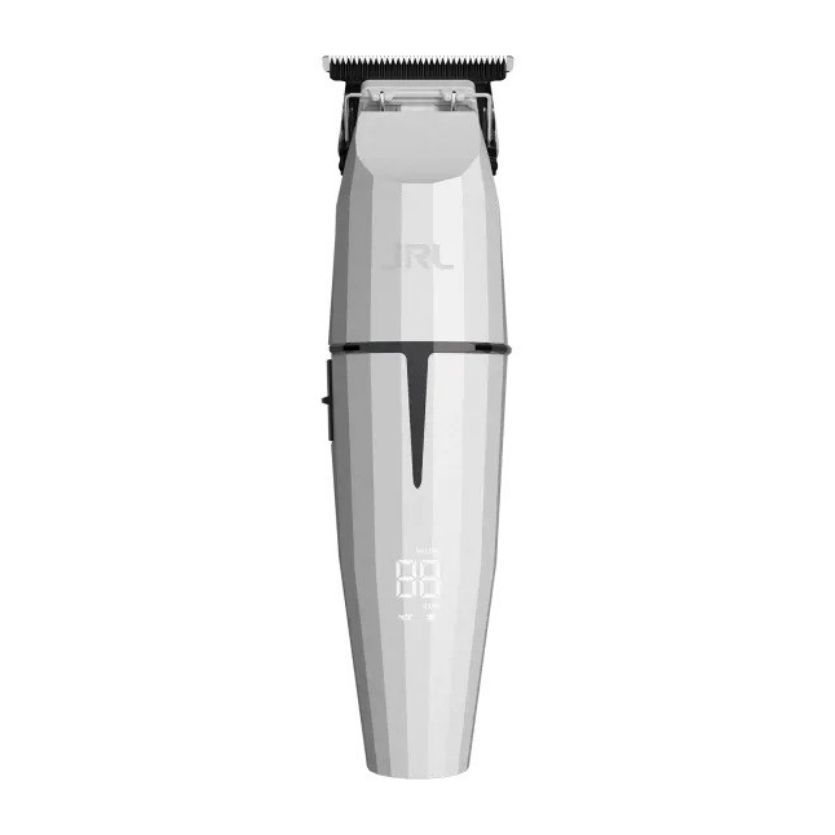 JRL Haarschneider JRL Fresh Fade 2020T-B-W Onyx Trimmer Ghost, 6-tlg. Profi-Set: Ladestation, 5 Aufsätze, Klingentool, Bürste, Öl, Präz. Kontur,EZ-GAP T-Klinge,Cool-Blade,3,5h Akku,1,5h Schnellladung
