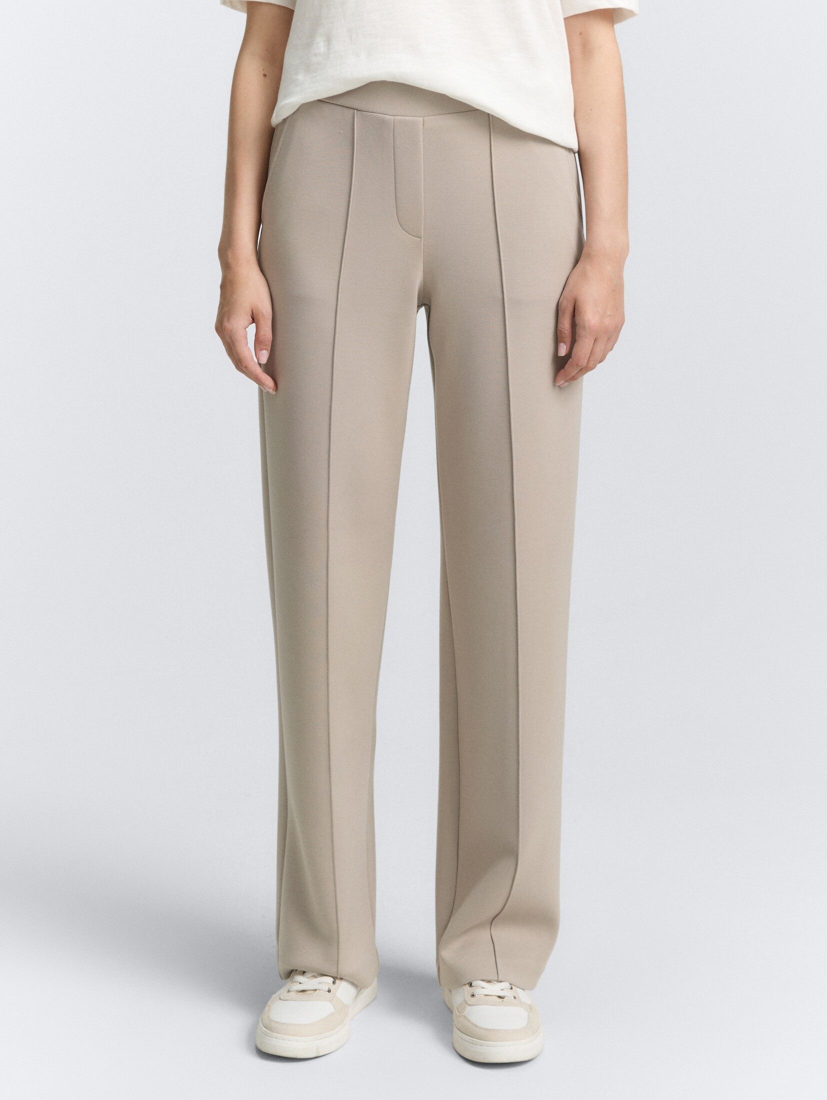 TOM TAILOR Stoffhose Loose Straight Scuba günstig online kaufen
