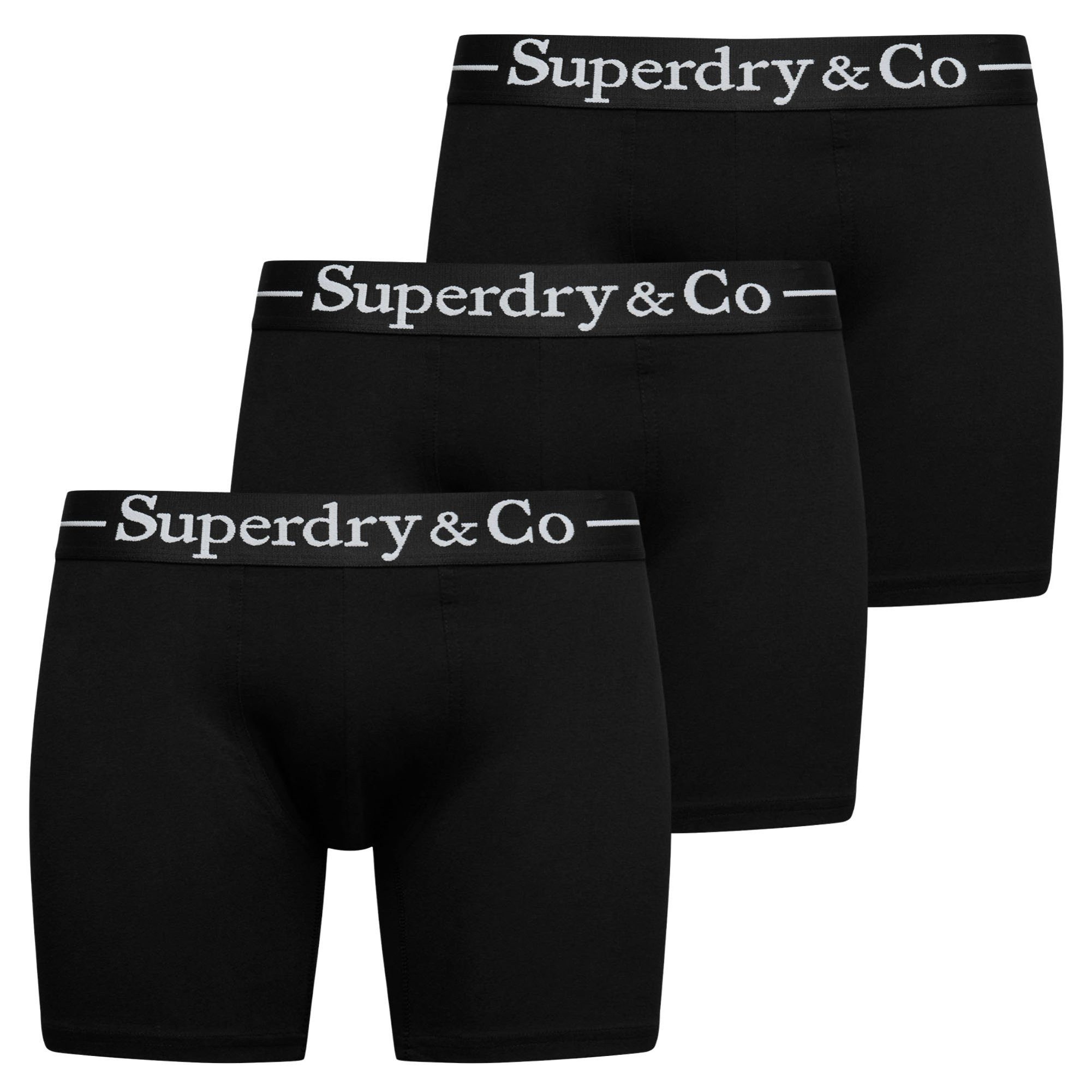 Superdry Boxer Herren Boxershort 3er Pack Baumwolle (Packung, 3er Pack)