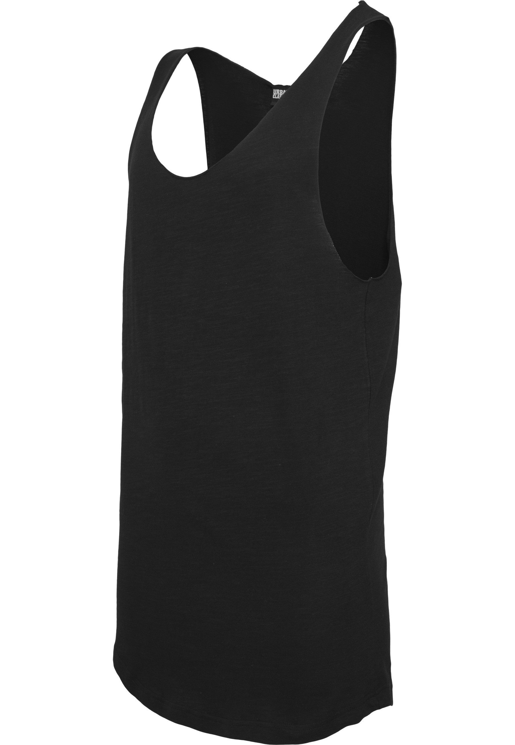 URBAN CLASSICS Tanktop Urban Classics Herren Long Shaped Open Edge Loose Tank (1-tlg)