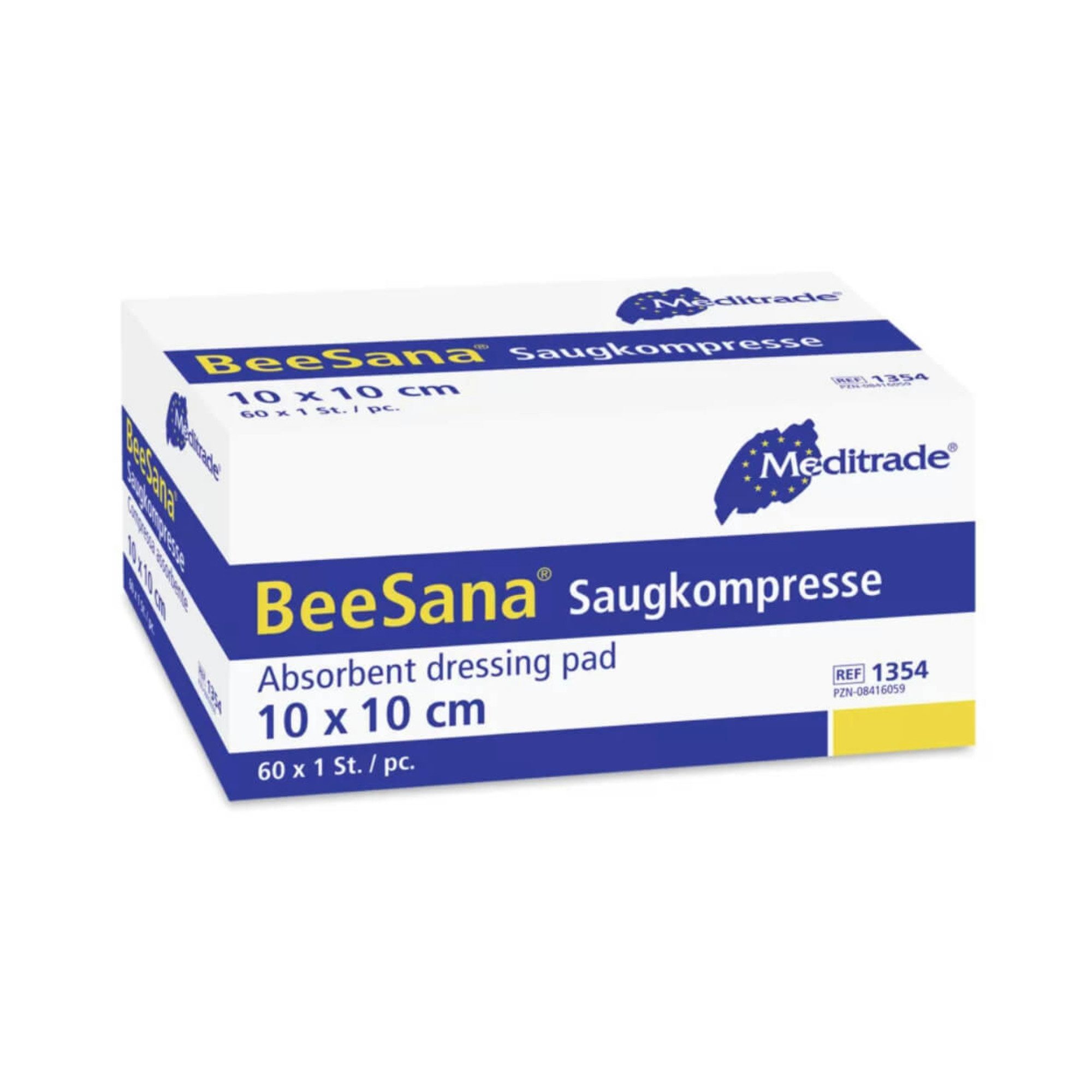 MediTrade Bandage Meditrade BeeSana®- Saugkompresse - unsteril- 25 Stück