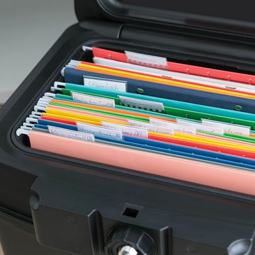 HMF Aktenordner Hängeregister 250460, 8er Set Mappen für Dokumente, DIN A4, Bunt