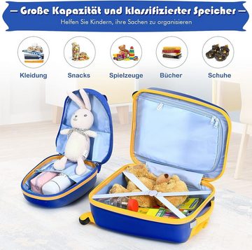 KOMFOTTEU Kinderkoffer mit Rucksack, Reisekoffer Set