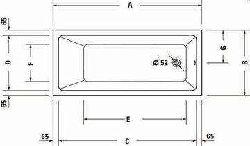 Duravit Einbauwanne Duravit Badewanne Duravit No 1 1 Rückens