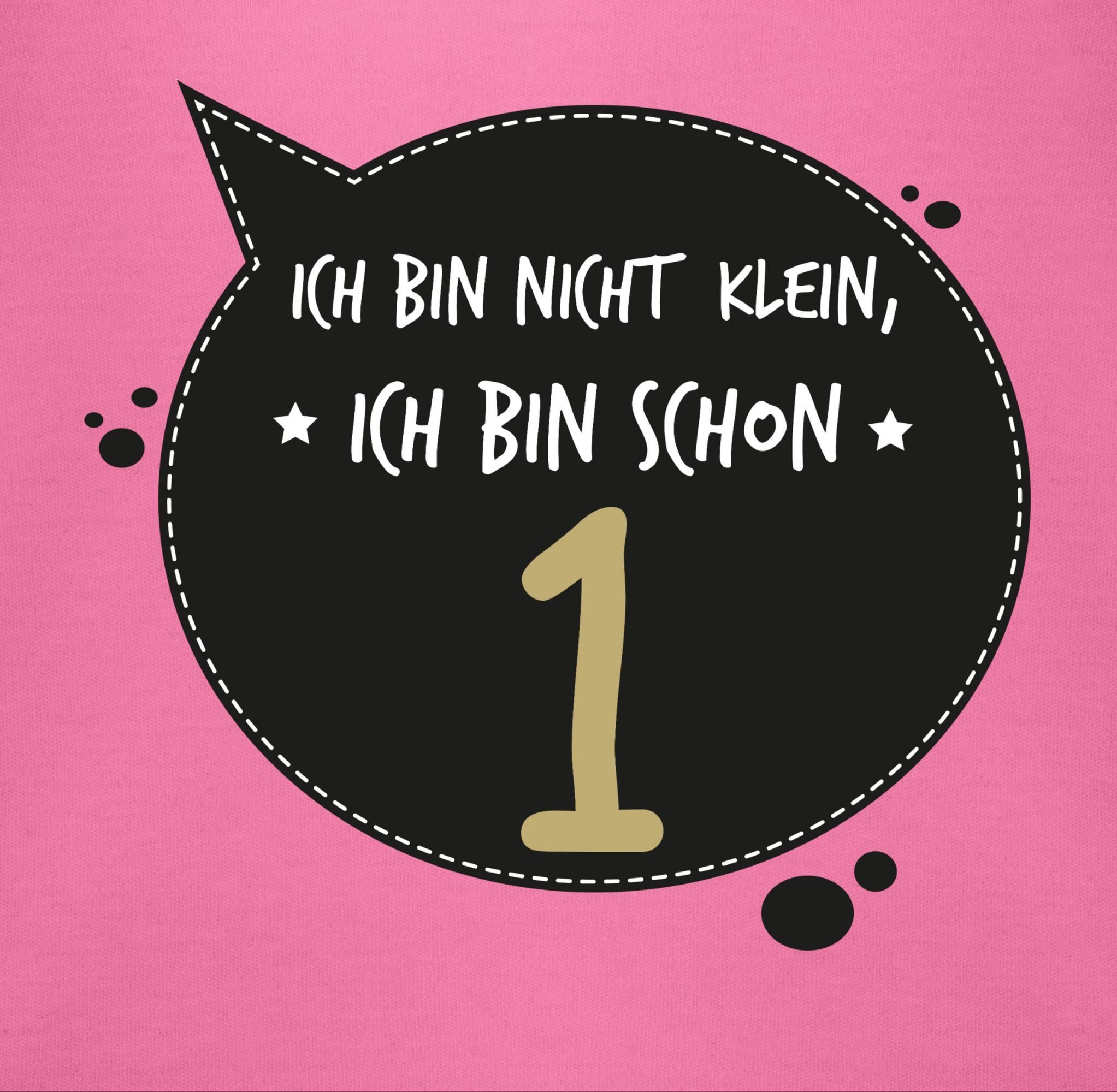 Sweatshirt bin ich 2 eins 1. Pink klein, Shirtracer Geburtstag schon nicht bin Ich