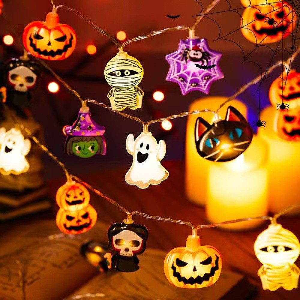 Coonoor LED-Lichterkette Herbst Deko, Halloween Lichterkette günstig online kaufen