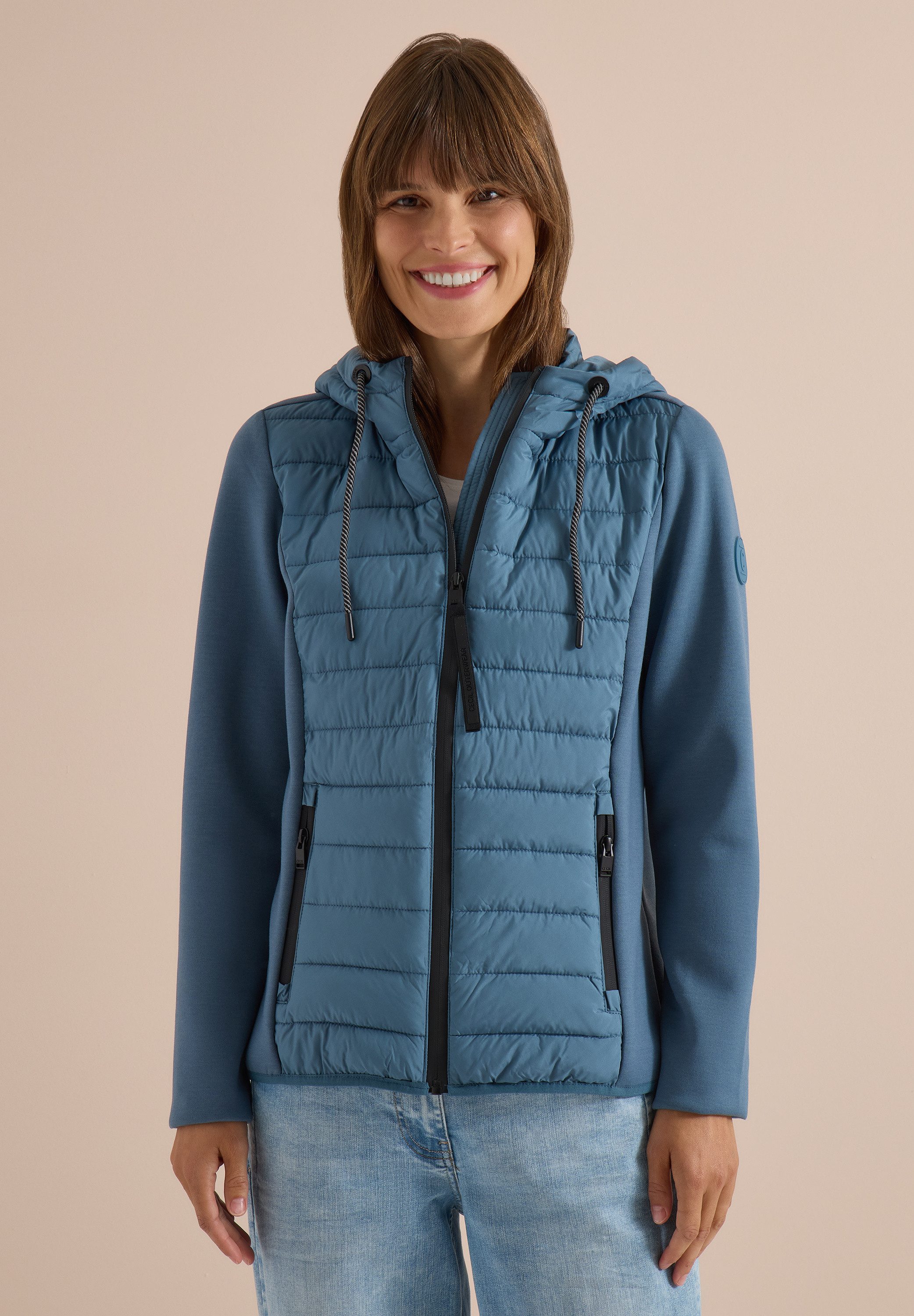 CECIL Outdoorjacke mit Kapuze mit Tunnelzugband