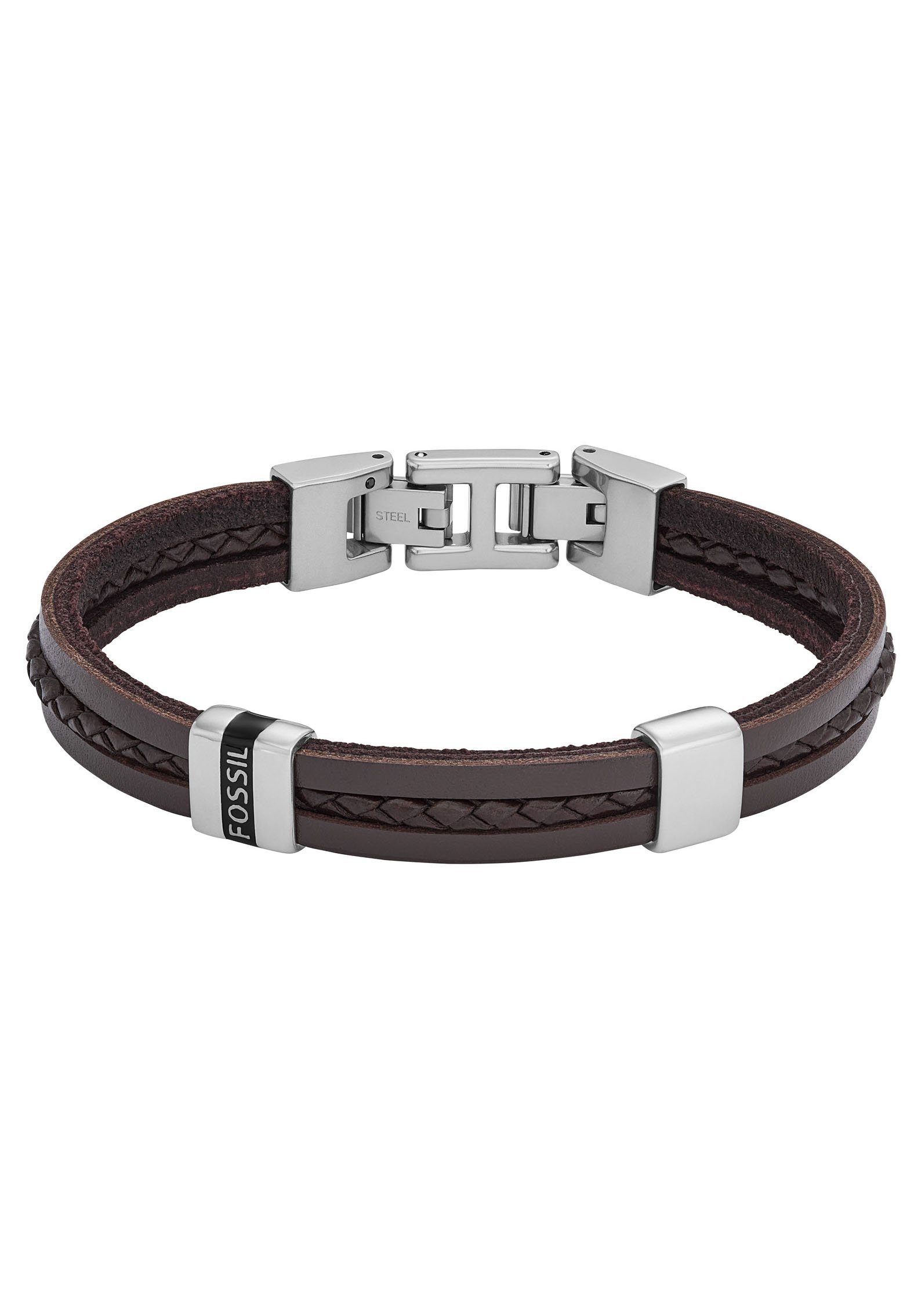 Fossil Herren Leder Armbänder online kaufen | OTTO