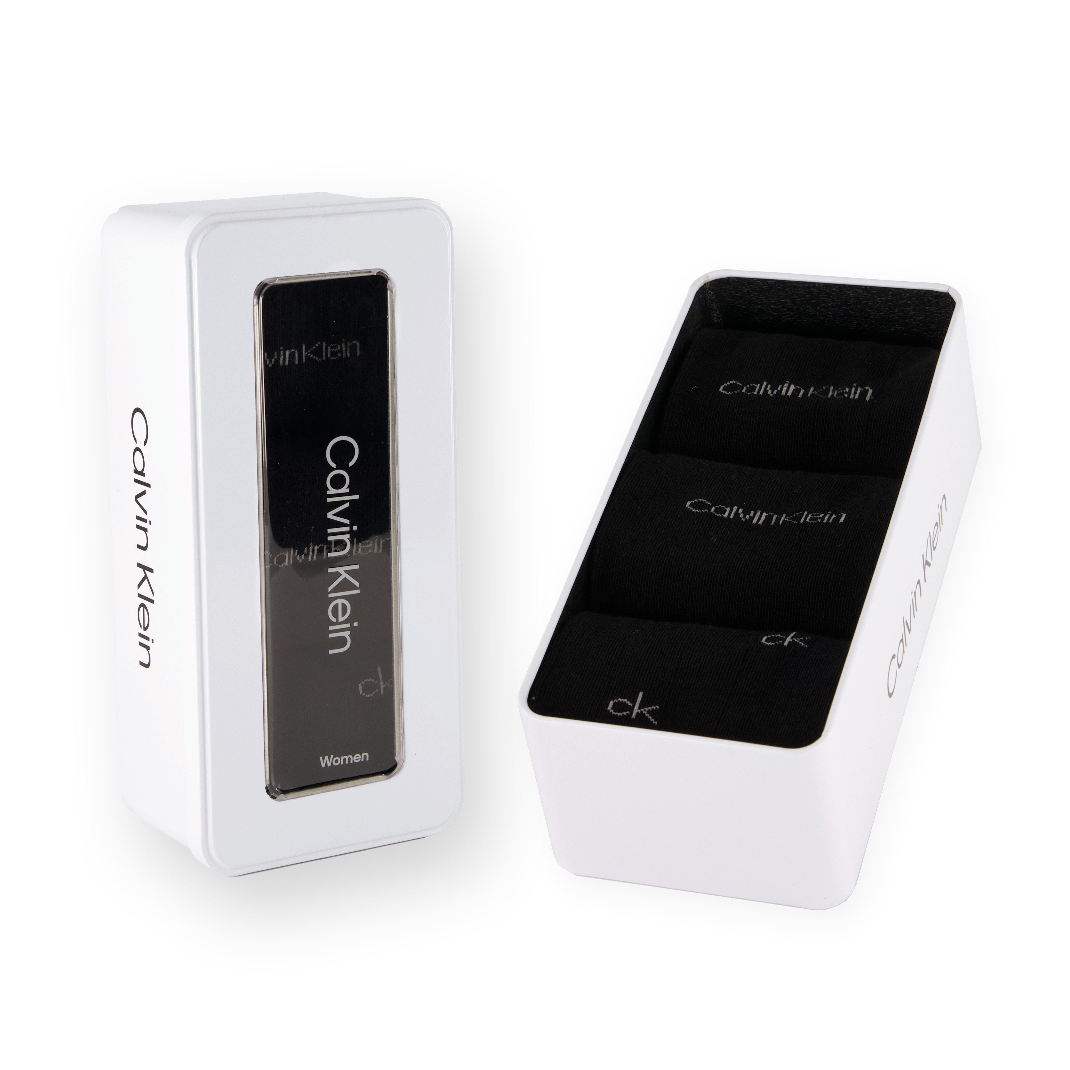 Calvin Klein Socken CK WOMEN SOCK 3P GIFTBOX GRID AOP (3er Pack) Geschenkbo günstig online kaufen