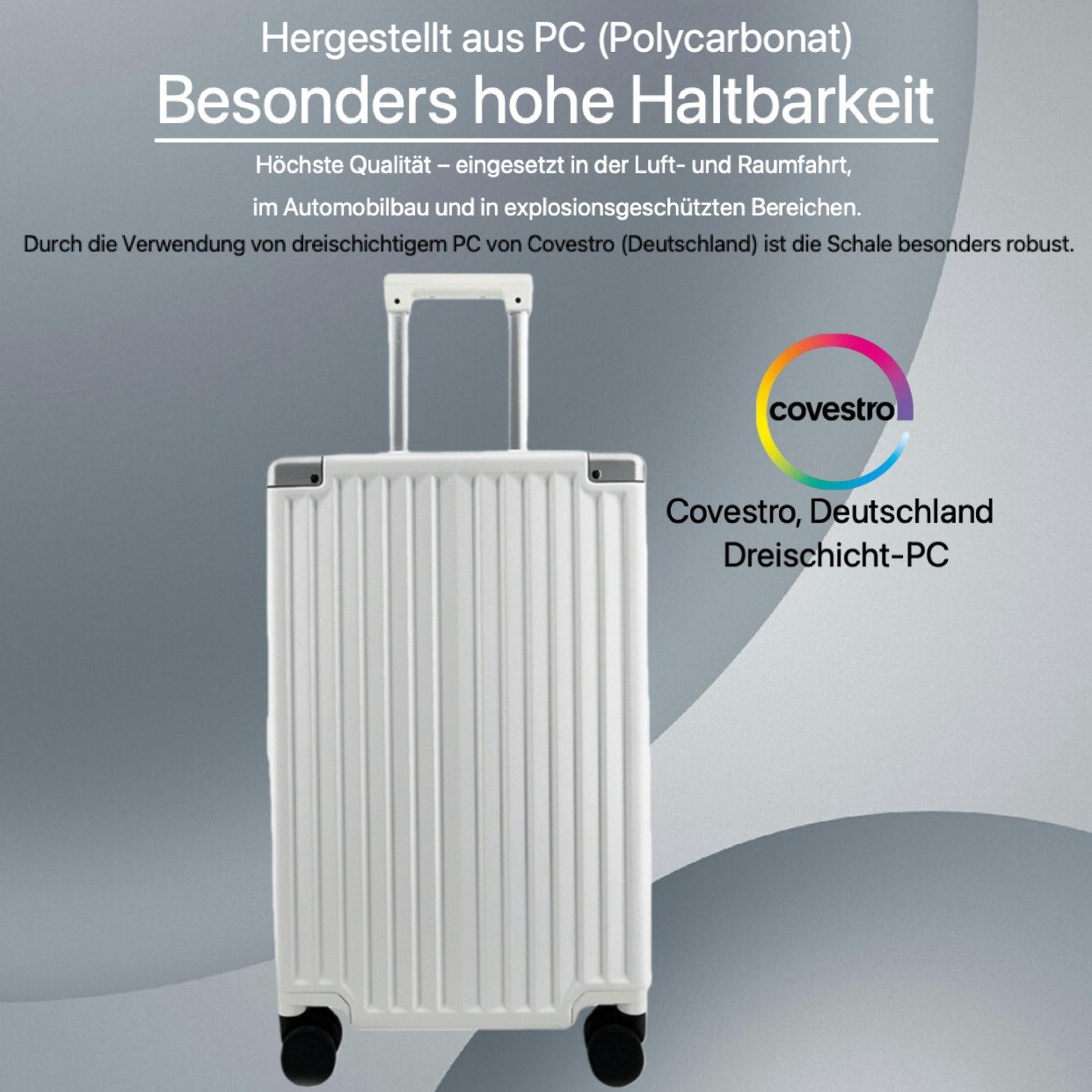 Super Solu Hartschalen-Trolley Alu-Rahmen Hartschalenkoffer aus günstig online kaufen