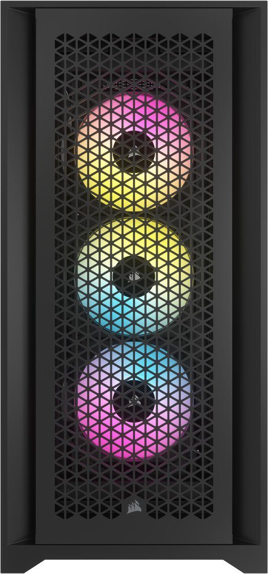 Corsair Корпуса ПК iCUE 5000D RGB Airflow Tempered Glass Mid-Tower, Black