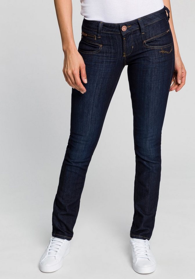 Freeman T. Porter Slim-fit-Jeans Alexa (1-tlg) Plain/ohne Details, Weiteres  Detail, Schmale Passform mit normaler Leibhöhe