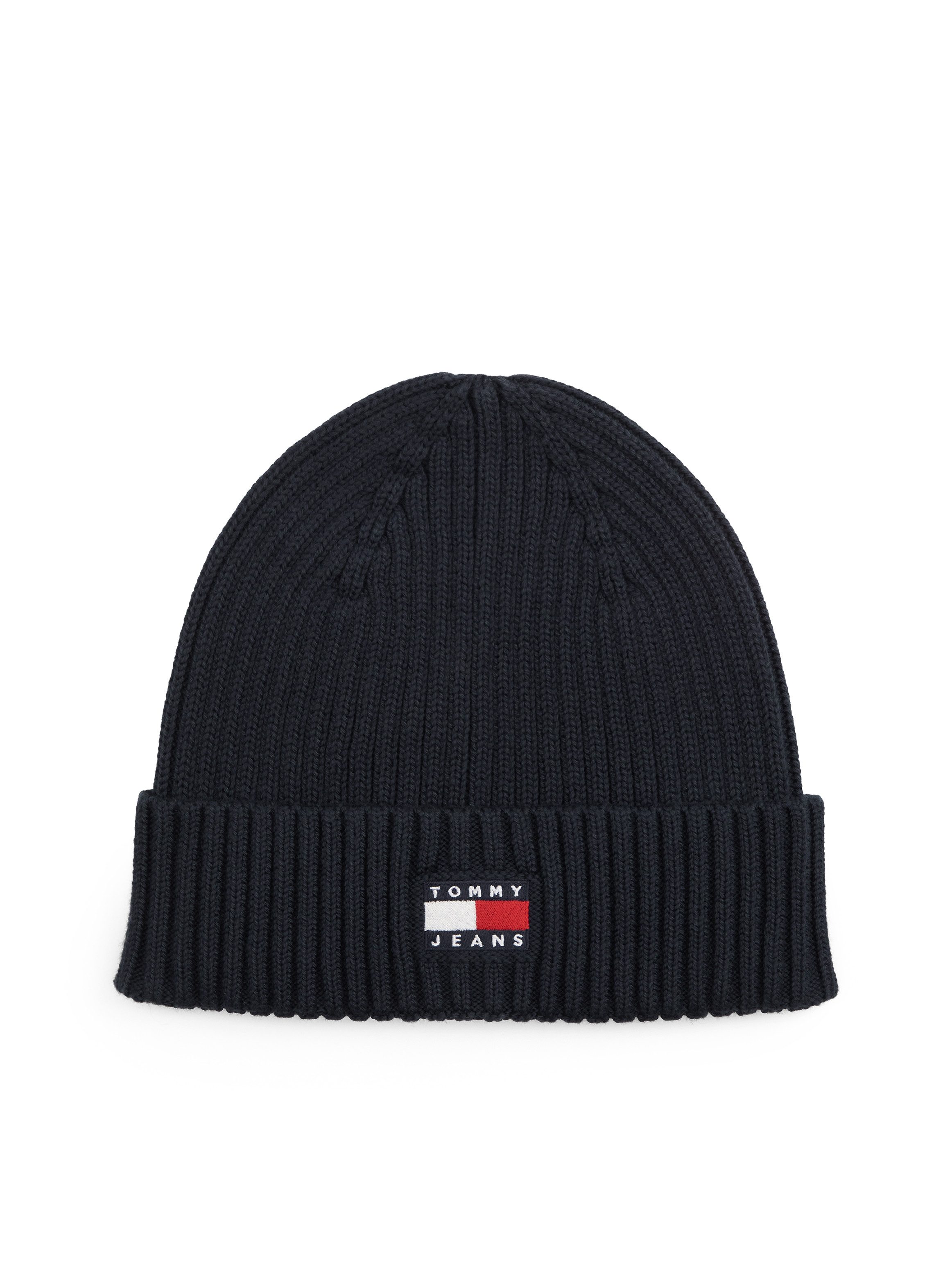 Tommy Jeans Beanie TJM HERITAGE CORE Rippstrick, Umschlag, normale Passform günstig online kaufen