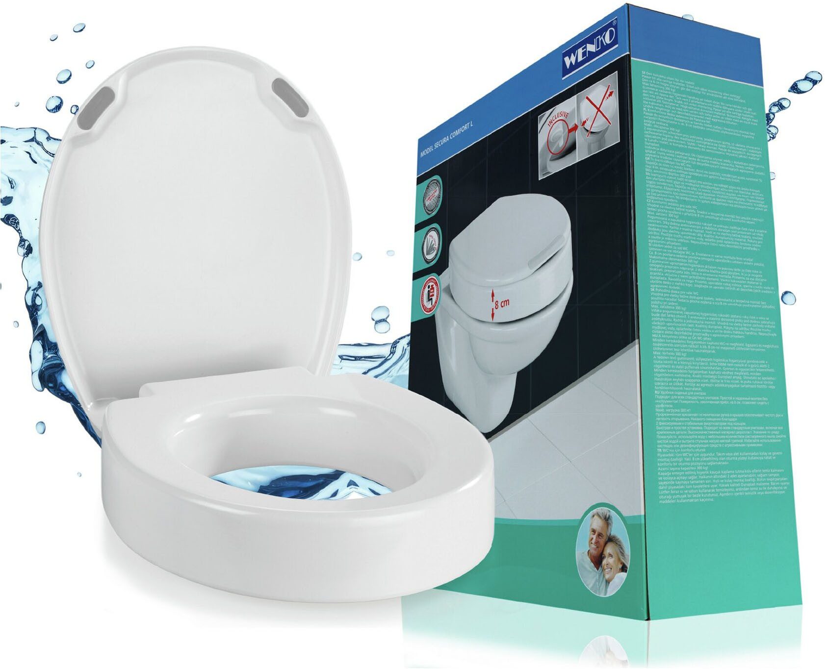 WENKO WC-Sitz Secura, aus Duroplast