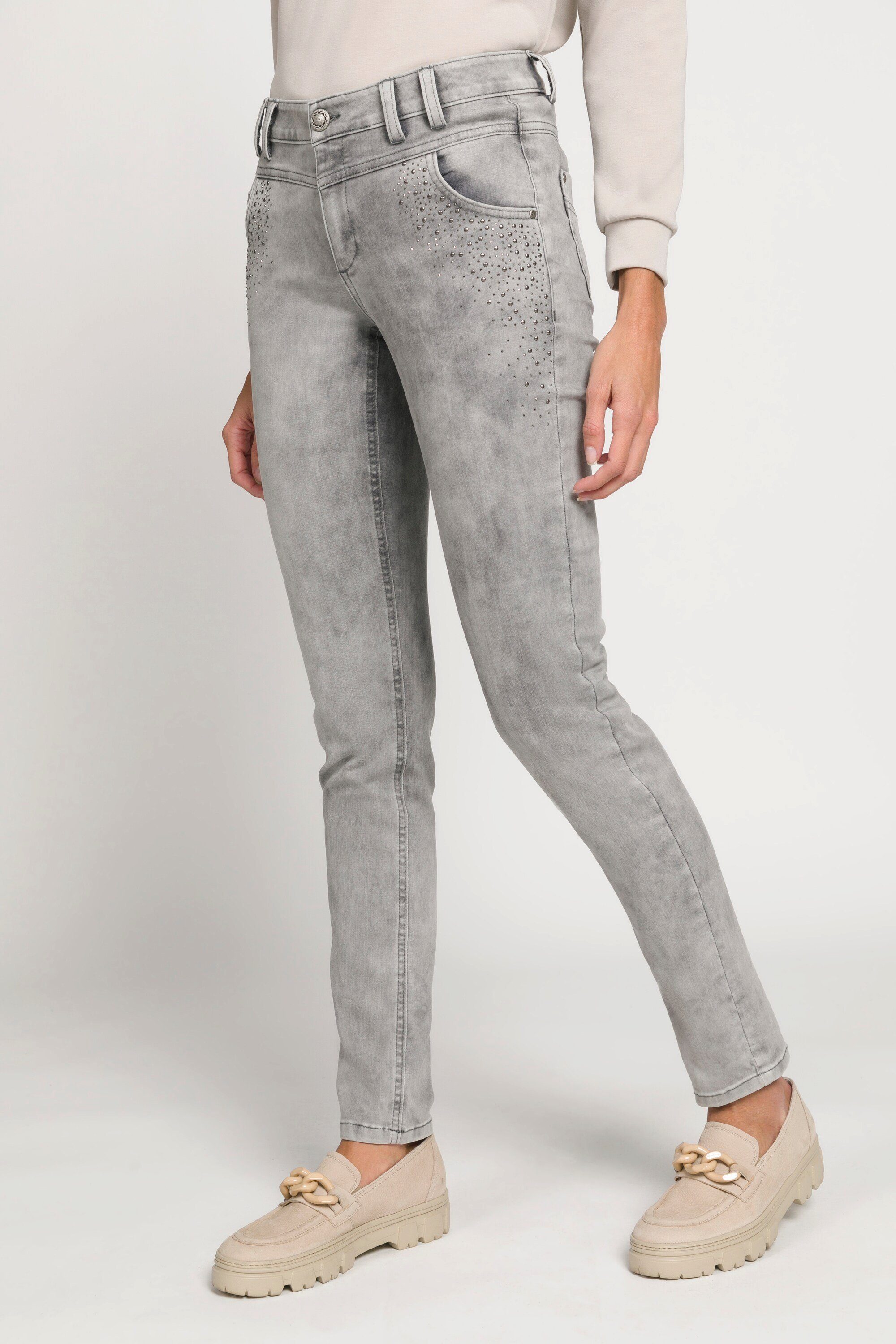 Gina Laura Regular-fit-Jeans »Jeans Julia Identity schmale Passform  5-Pocket«