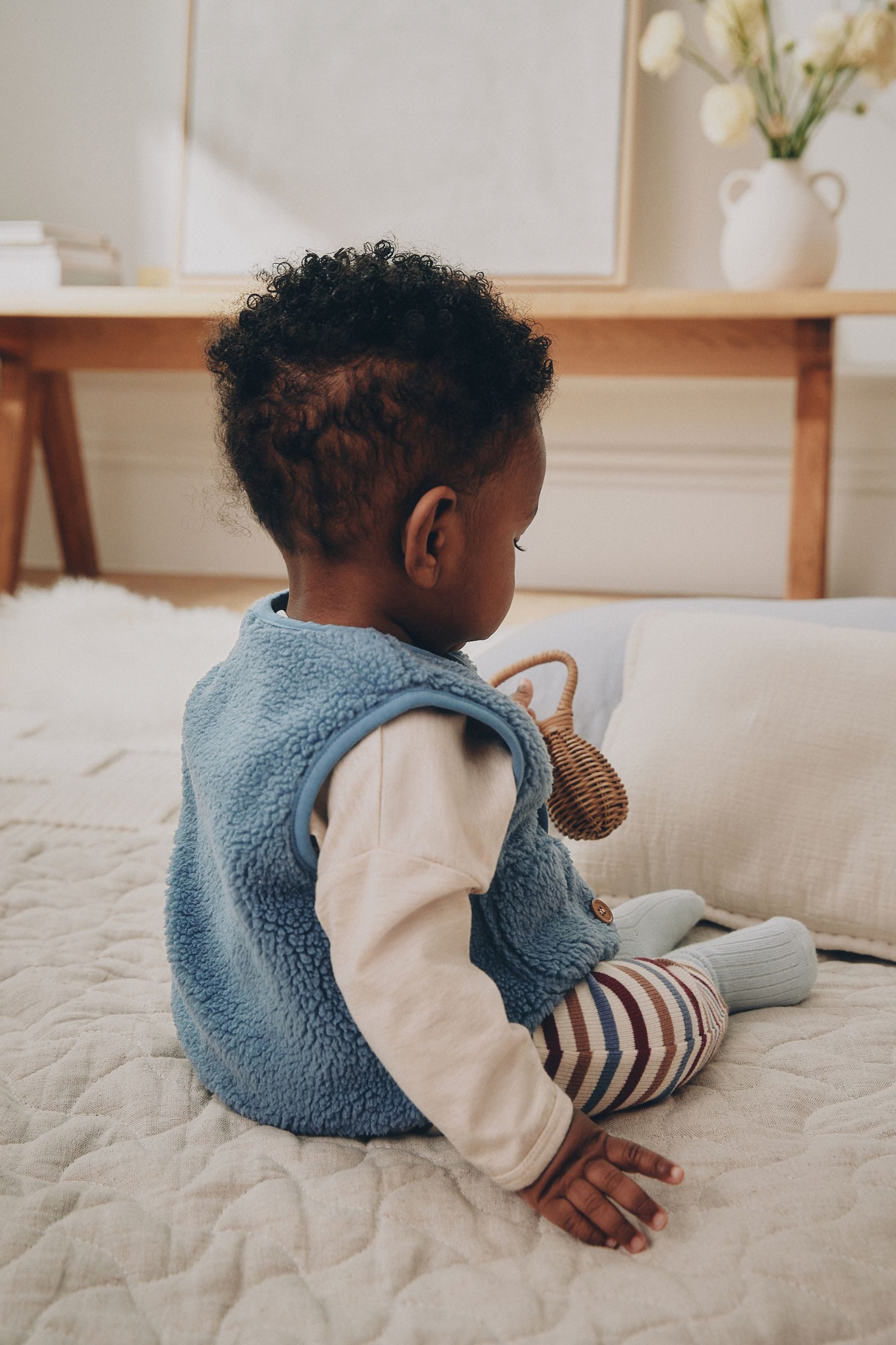 Next Plüschweste Babyweste aus Teddyfell (1-tlg)