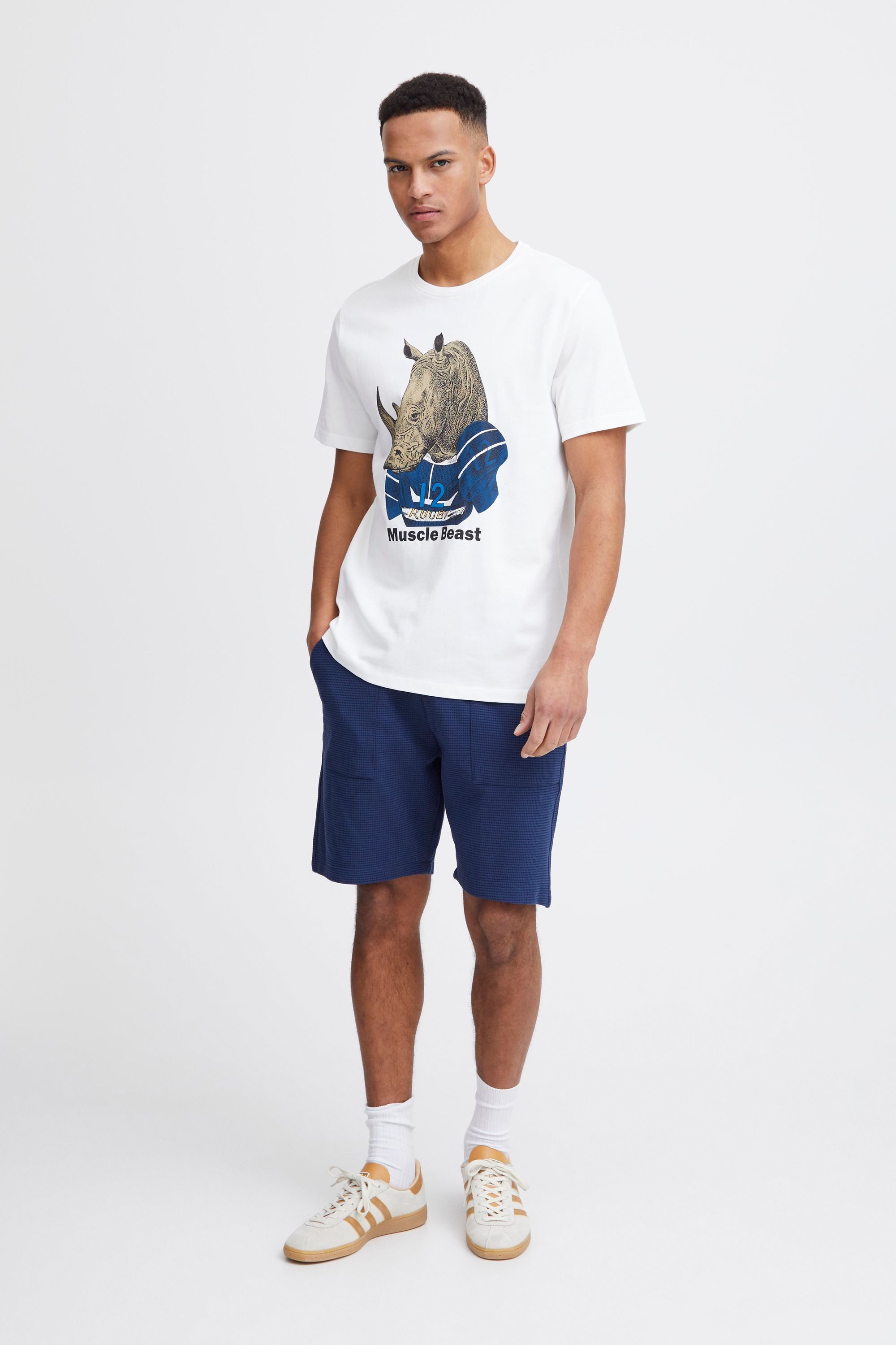Blend T-Shirt BHTee (1-tlg) Lässiges T-Shirt mit Print