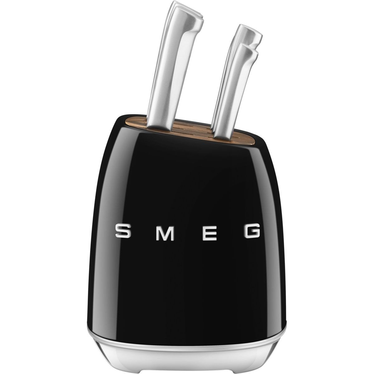Smeg Messerblock KBSF02BL Messerblock-Set (6 tlg) Gehäuse: Carbonstahl 50s Style Schwa (6tlg)