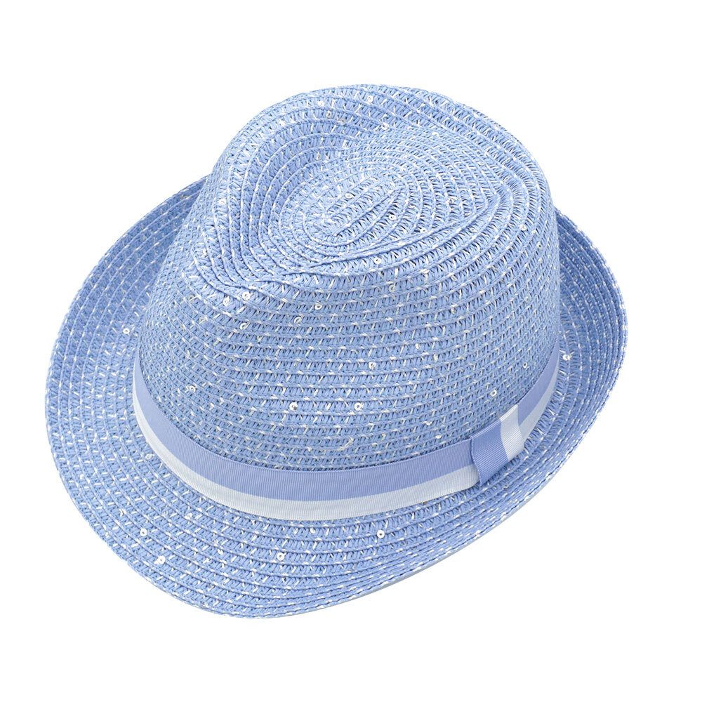 Strohhut MINI GIRL-Trilby Pailetten