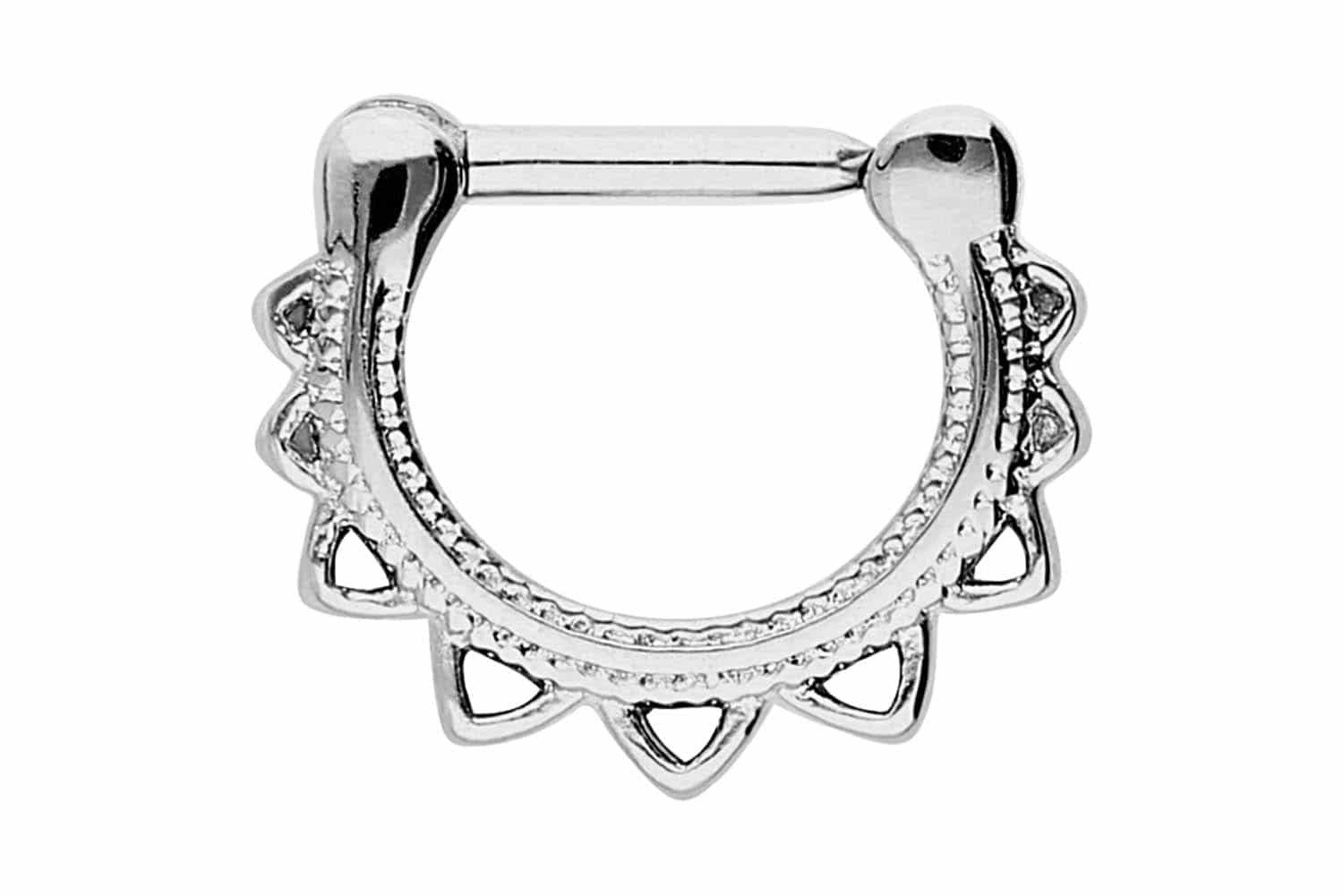Nasenpiercing Chirurgenstahl Clicker DESIGN Ohrpiercing Septum Nase