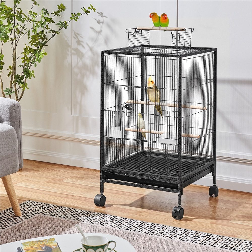 Yaheetech Vogelkäfig mit Rollen Wellensittich-Käfig mit günstig online kaufen