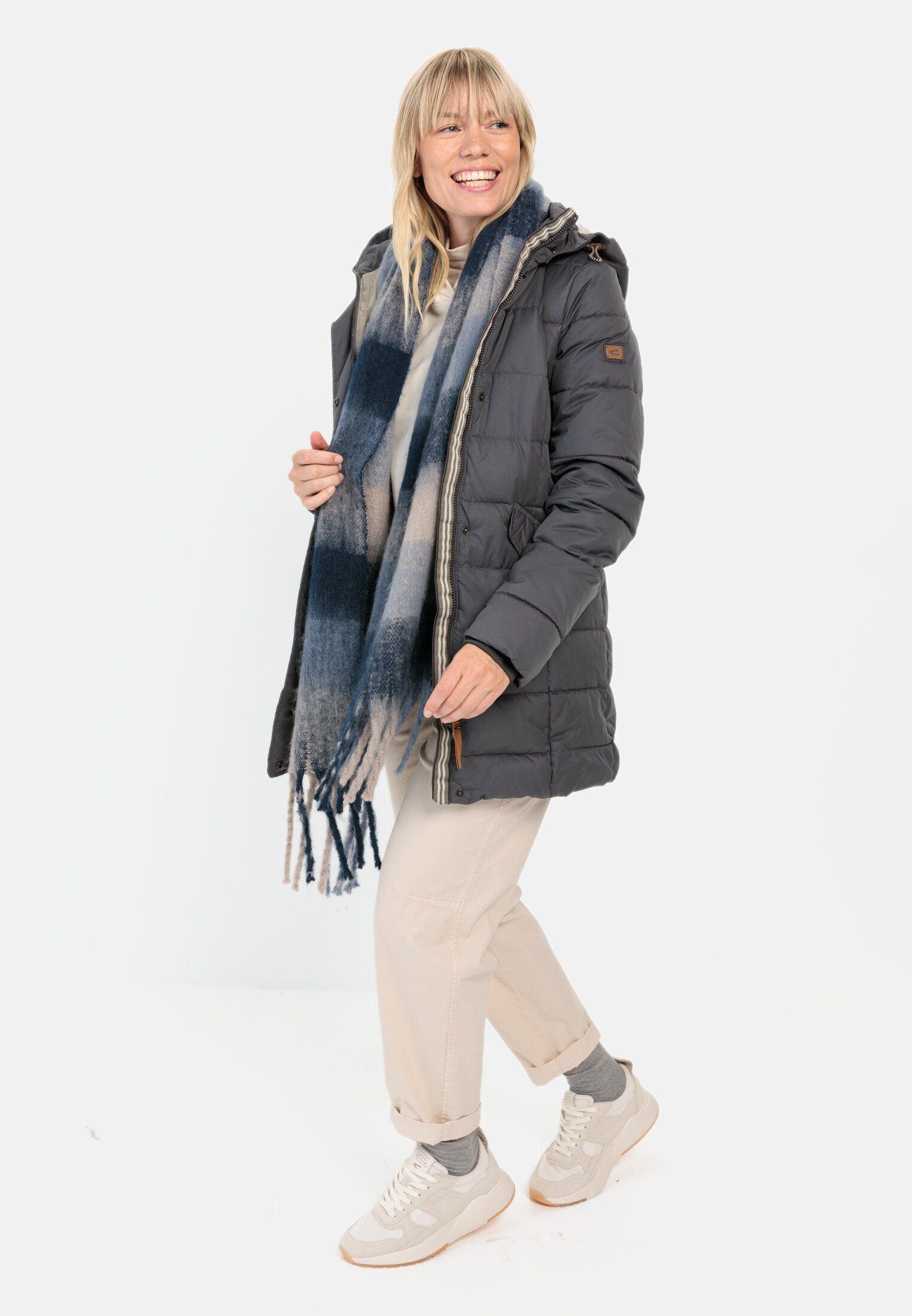 camel active Winterjacke mit abnehmbarer Kapuze