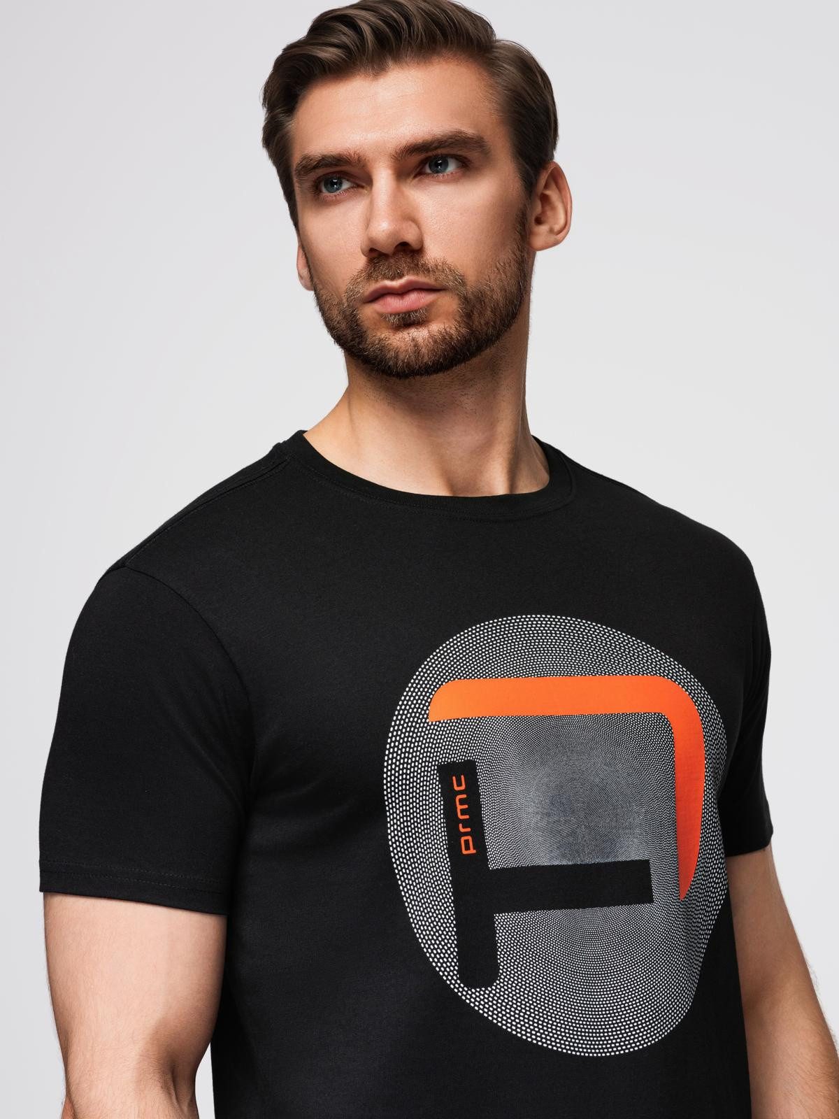 OMBRE Print-Shirt T-Shirt mit großem Aufdruck