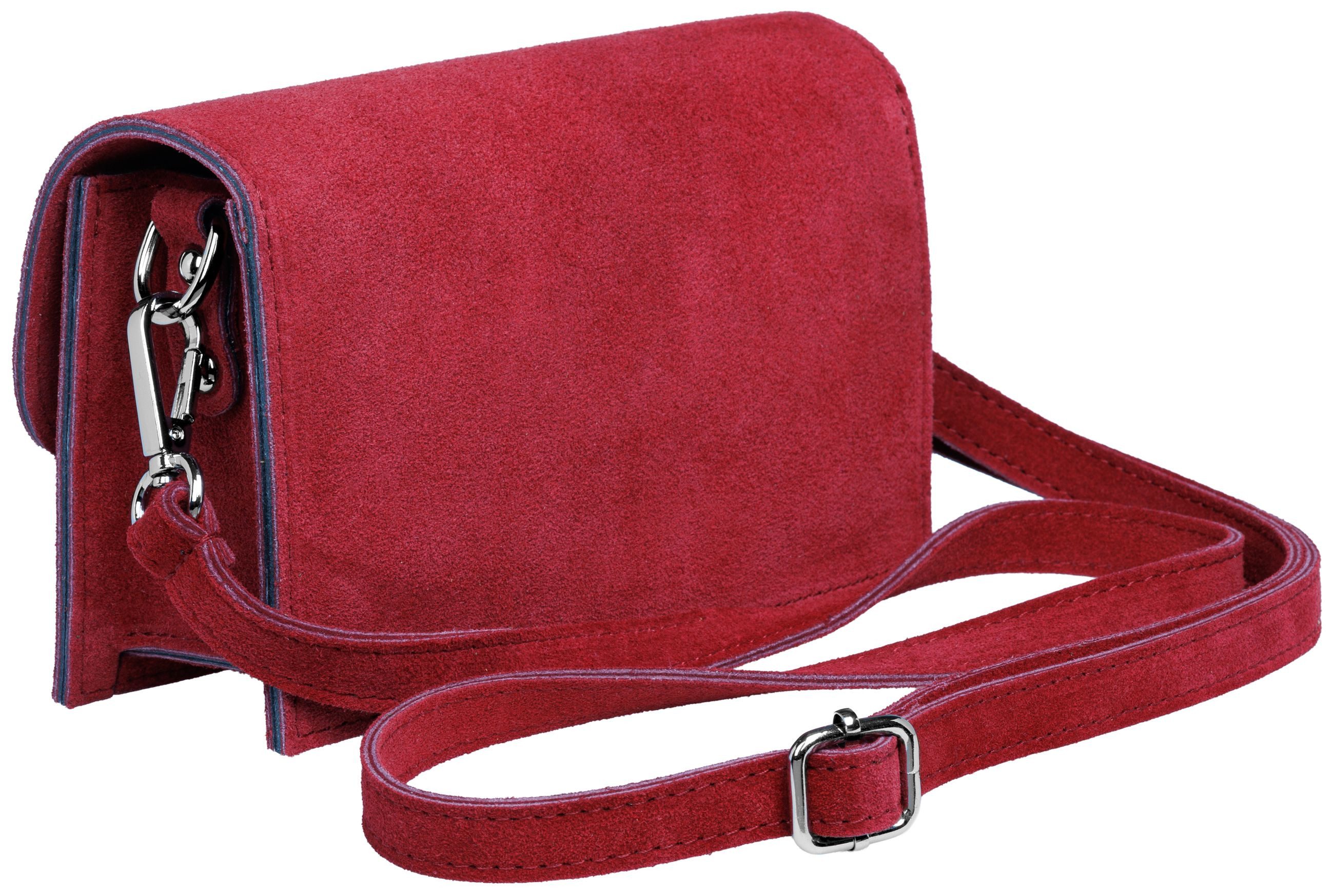 Caspar Umhängetasche Wildleder Dirndltasche Damen Handtasche günstig online kaufen