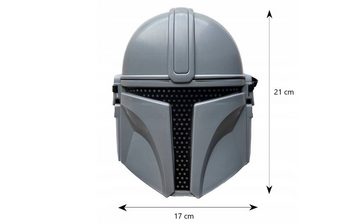 Festivalartikel Verkleidungsmaske Mandalorian Star Wars Helm, Authentisches Design, Ideal für Karneval, (1-tlg)