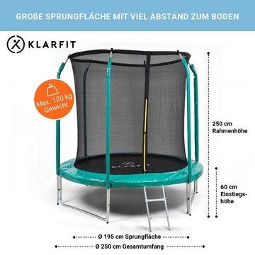KLARFIT Fitnesstrampolin Jumpstarter, Ø 0 cm, Kinder Trampolin Outdoor Trampolin Kinder Gartentrampolin für zuhause