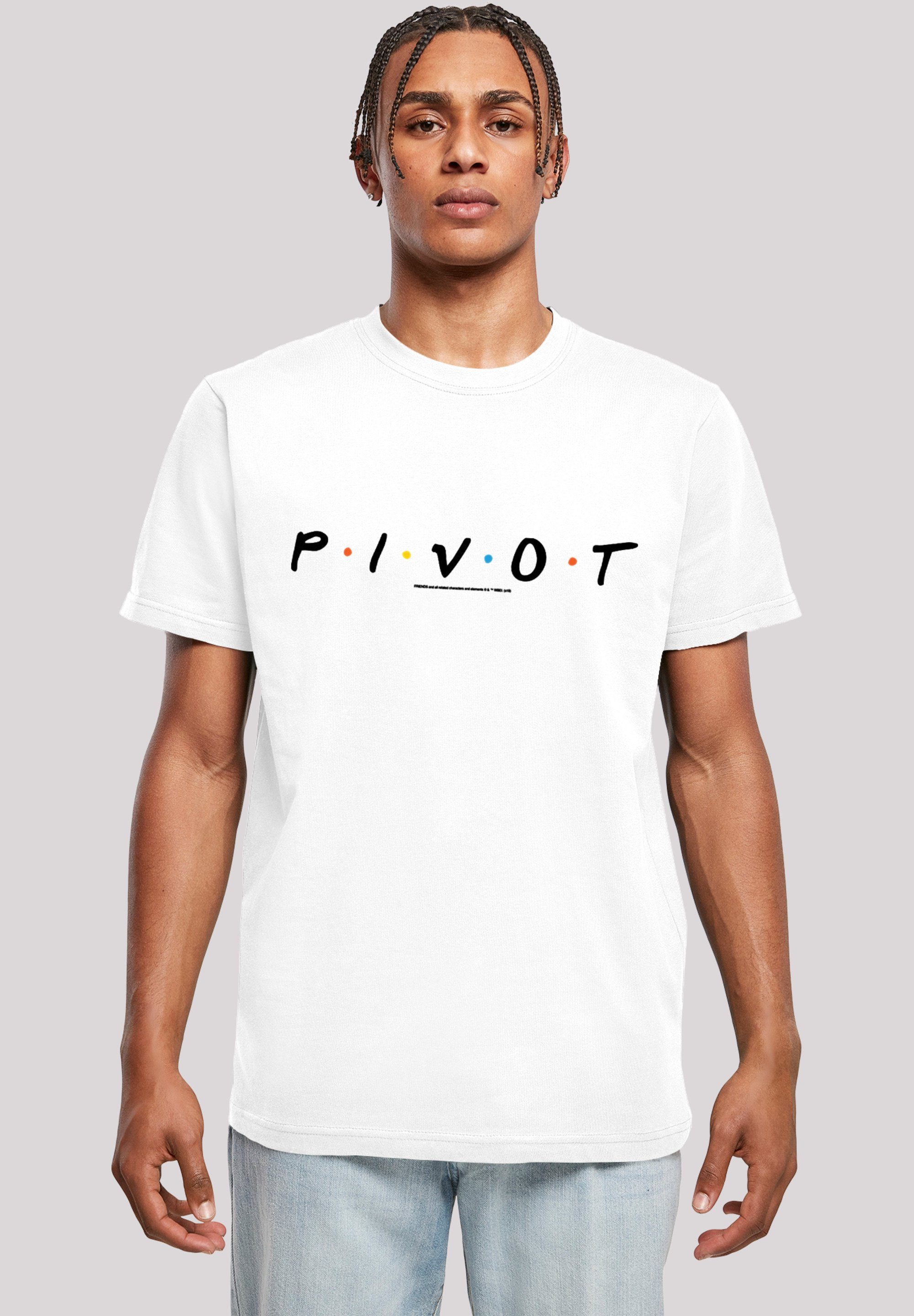 F4NT4STIC T-Shirt FRIENDS TV Serie Pivot Merch,Regular-Fit,Basic,Bedruckt Herren,Premium Logo